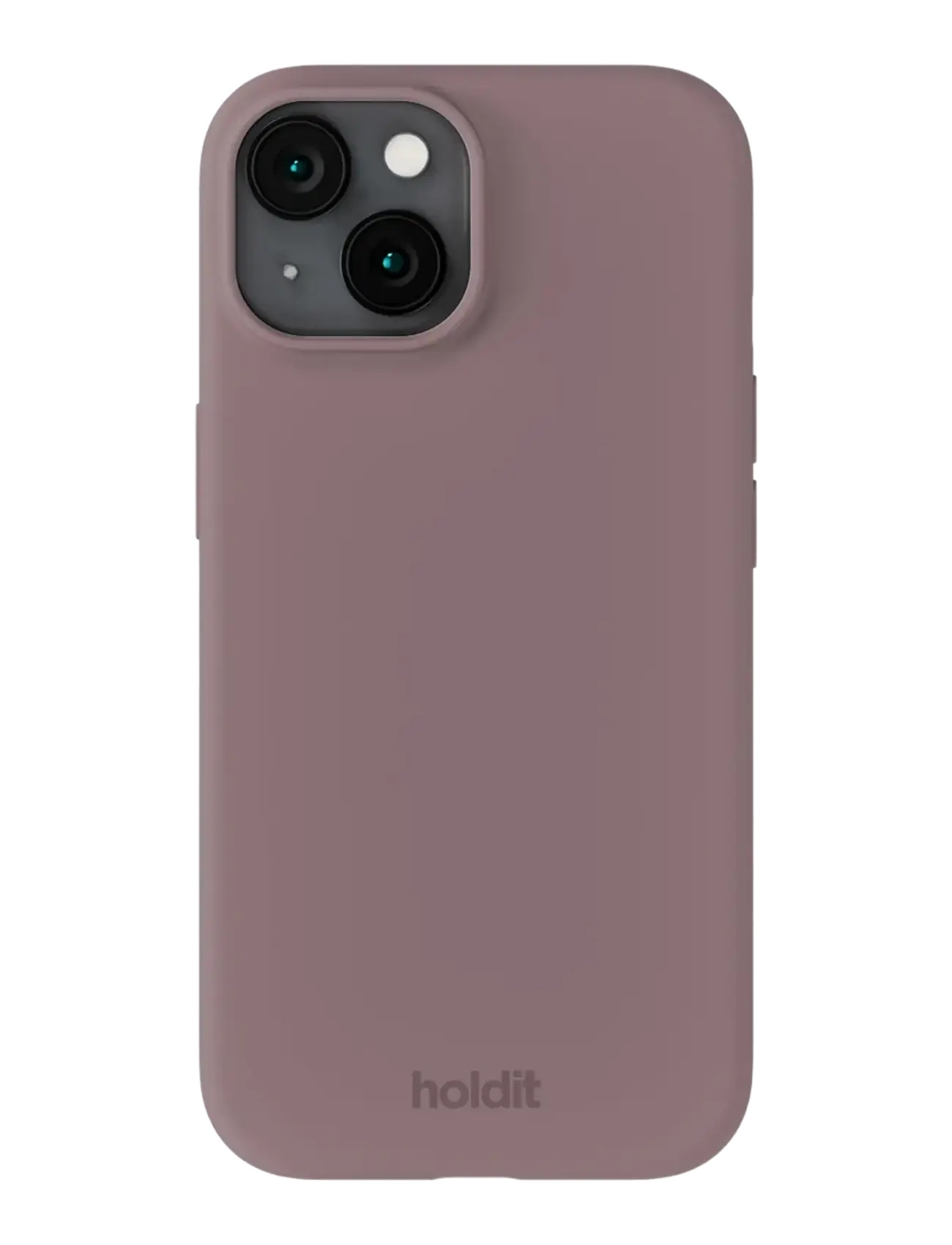 Holdit Silicone Case iPhone 15 - Põhirõivad - MAUVE / purple