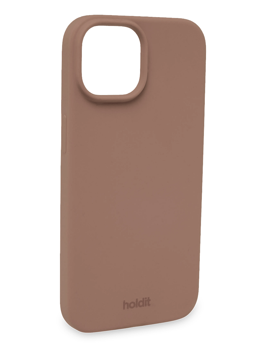 Holdit - Silicone Case iPhone 15 - mobilskal - mauve - 2