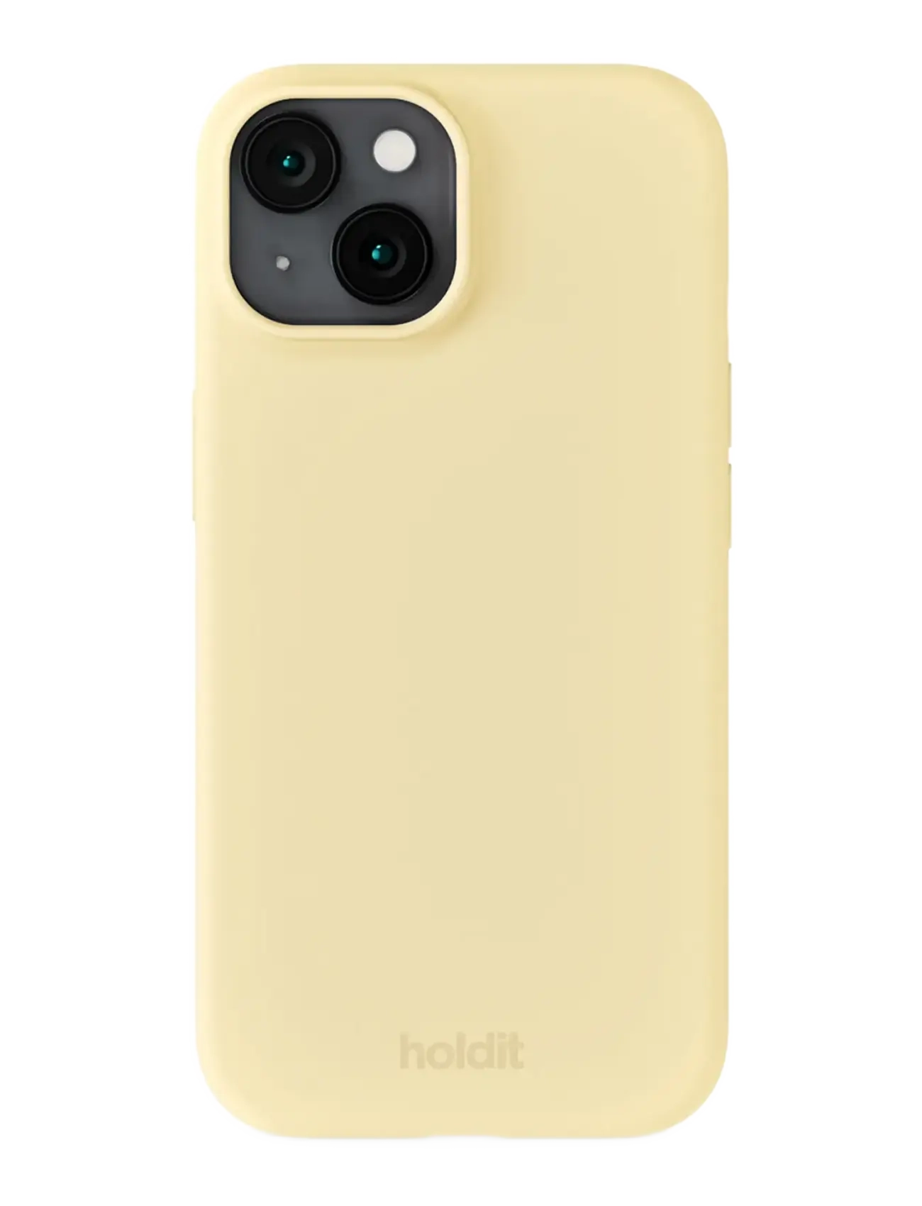 Holdit Silicone Case iPhone 15 - Põhirõivad - BUTTER YELLOW / yellow
