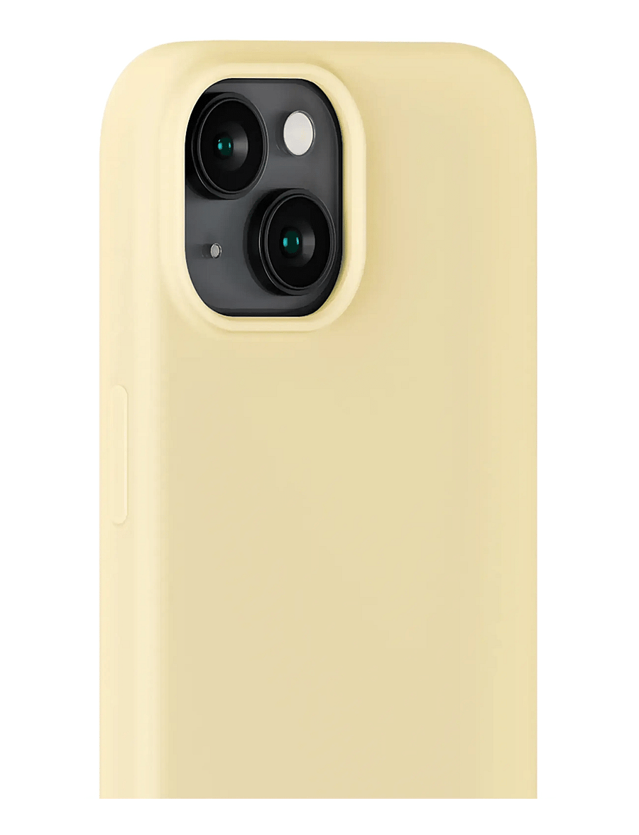Holdit - Silicone Case iPhone 15 - telefonide ümbrised - butter yellow - 2