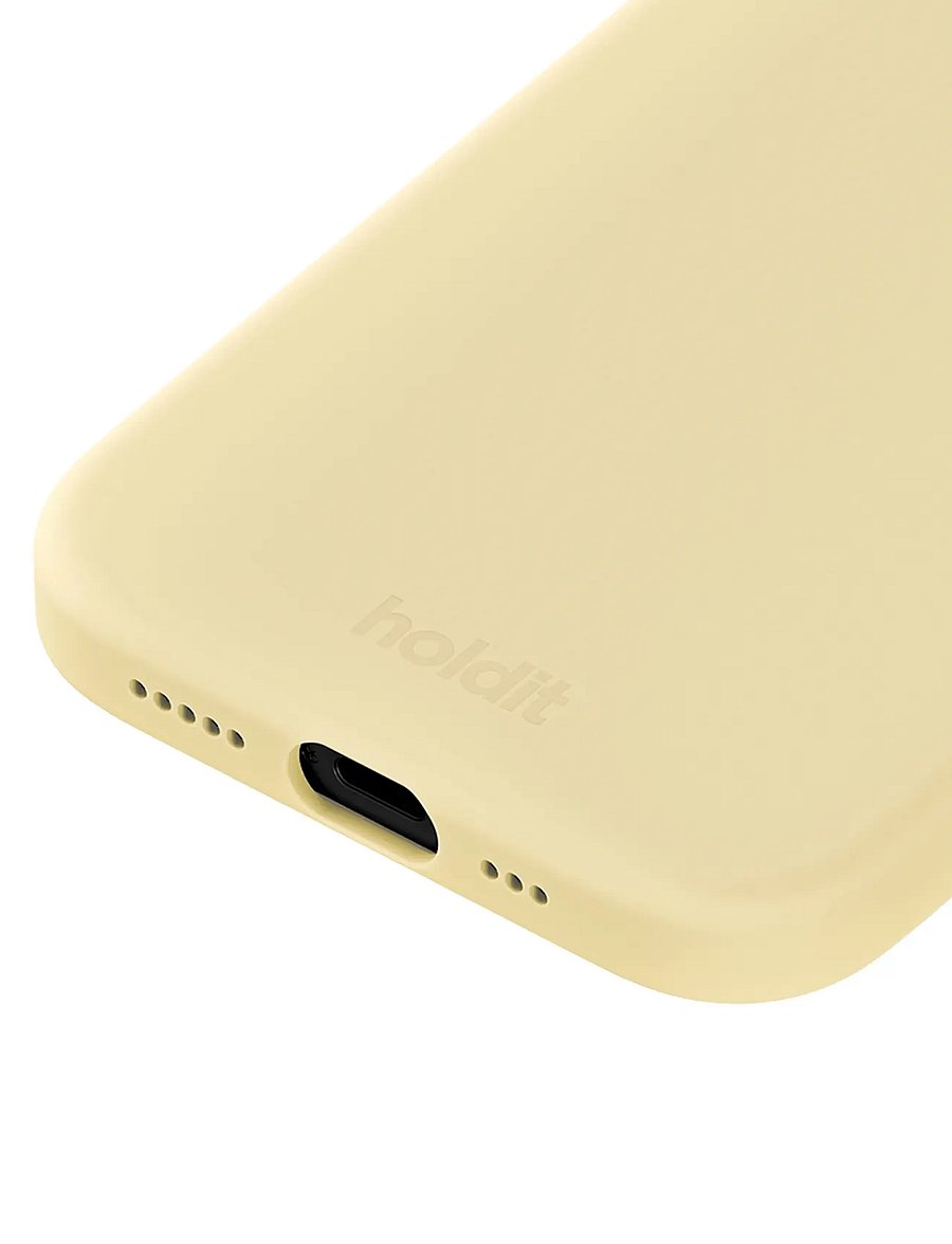 Holdit - Silicone Case iPhone 15 - telefonide ümbrised - butter yellow - 3