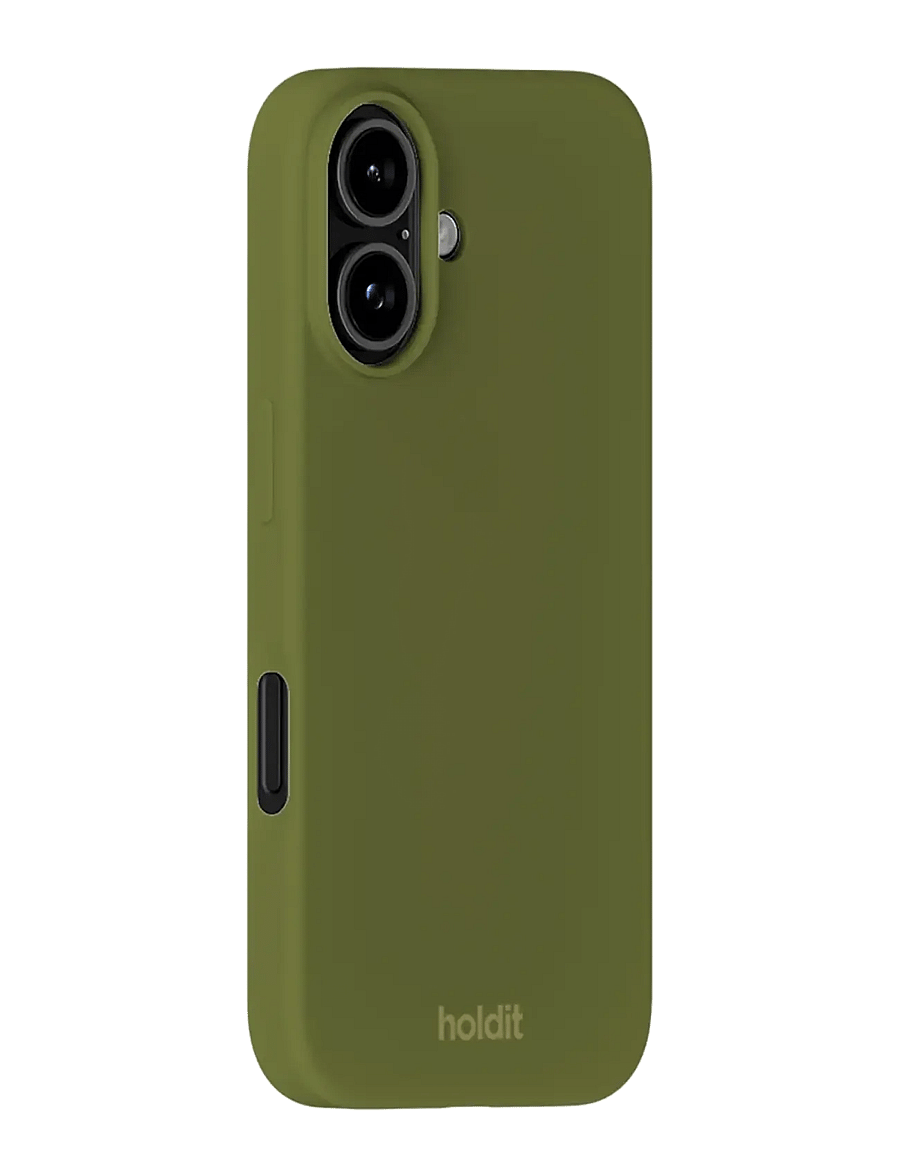 Holdit - Silicone Case iPhone 16 - telefonide ümbrised - pickled green - 1