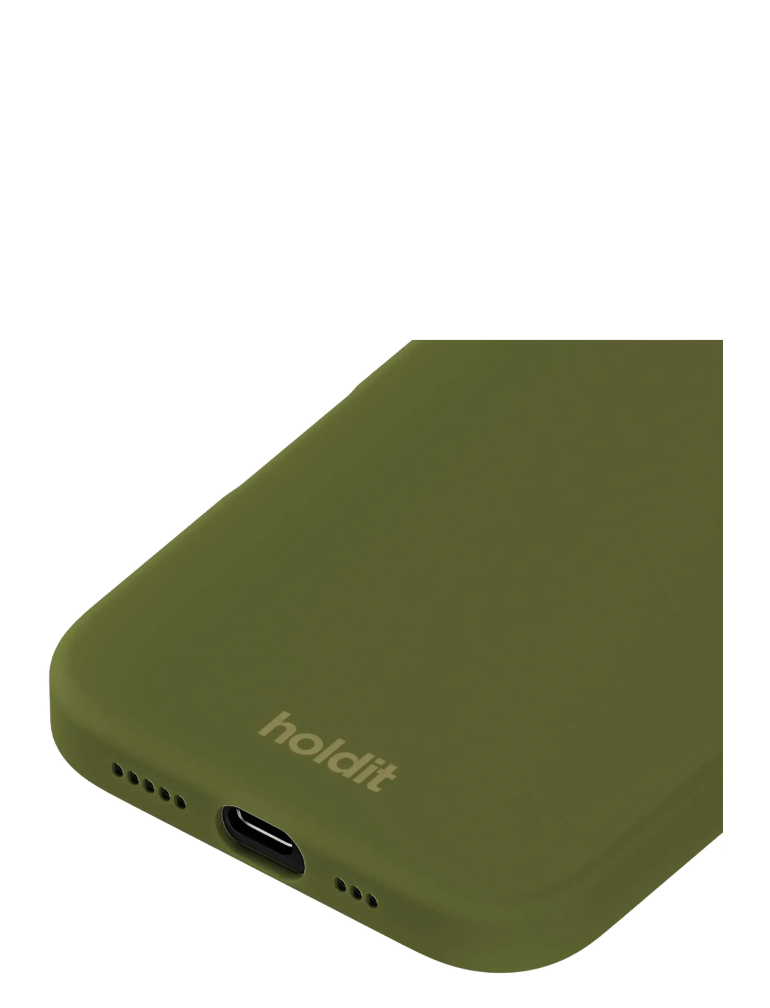 Holdit - Silicone Case iPhone 16 - telefonide ümbrised - pickled green - 2