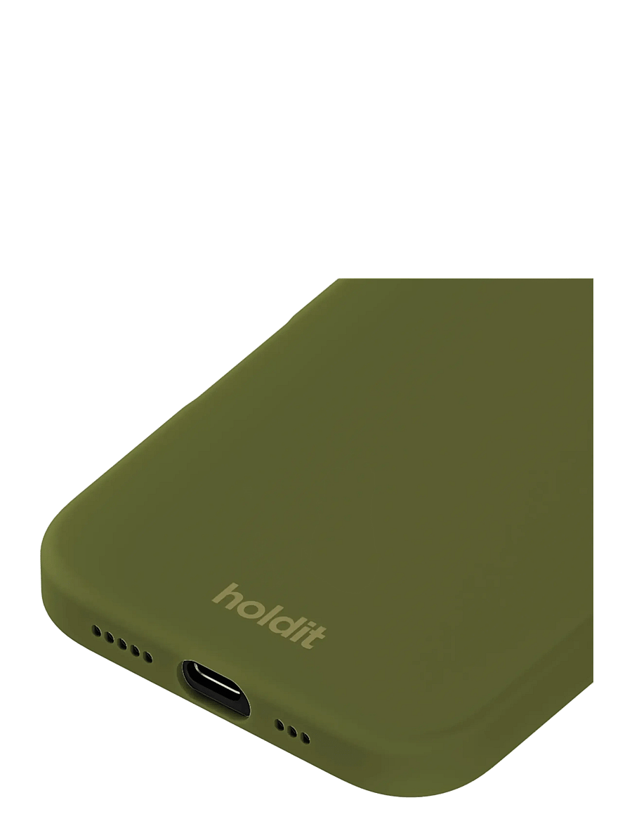Holdit - Silicone Case iPhone 16 - telefonide ümbrised - pickled green - 2