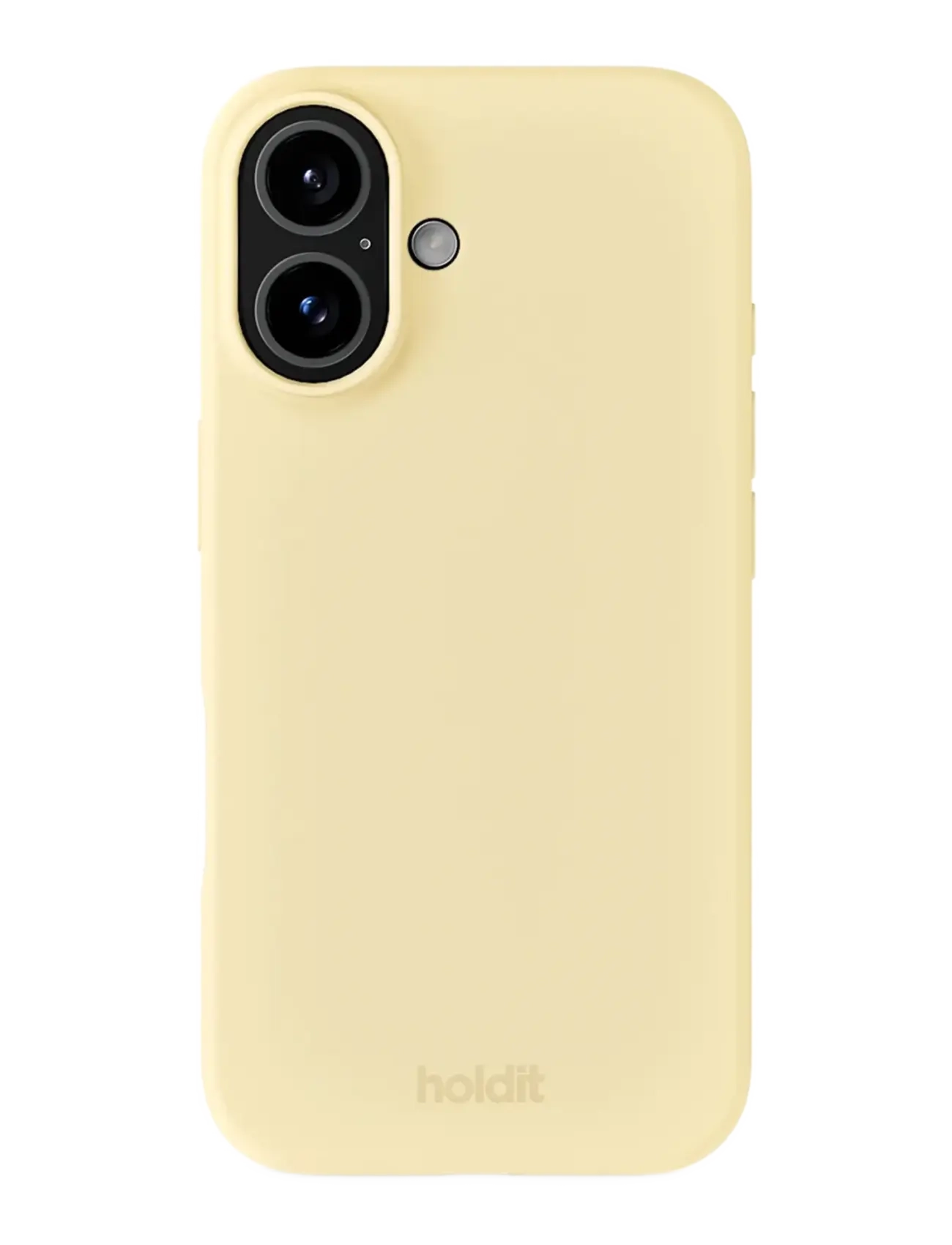 Holdit Silicone Case iPhone 16 - Põhirõivad - BUTTER YELLOW / yellow