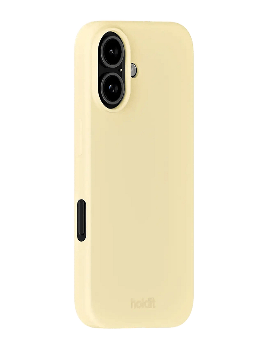 Holdit - Silicone Case iPhone 16 - telefonide ümbrised - butter yellow - 1