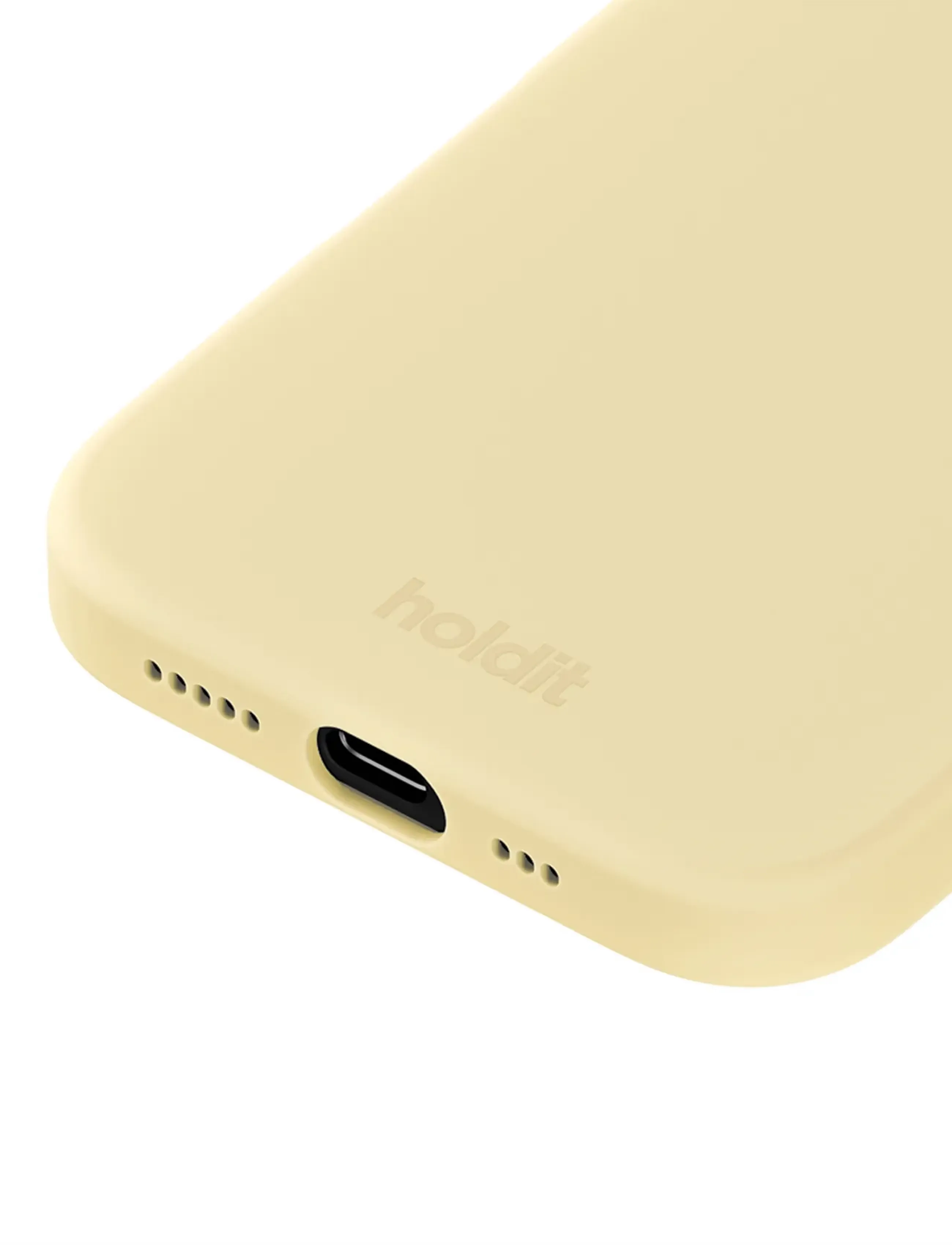 Holdit - Silicone Case iPhone 16 - telefonide ümbrised - butter yellow - 2
