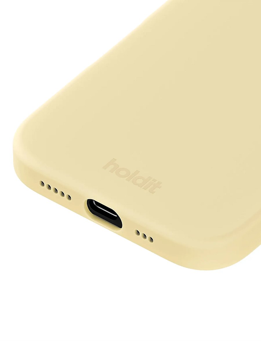 Holdit - Silicone Case iPhone 16 - telefonide ümbrised - butter yellow - 2