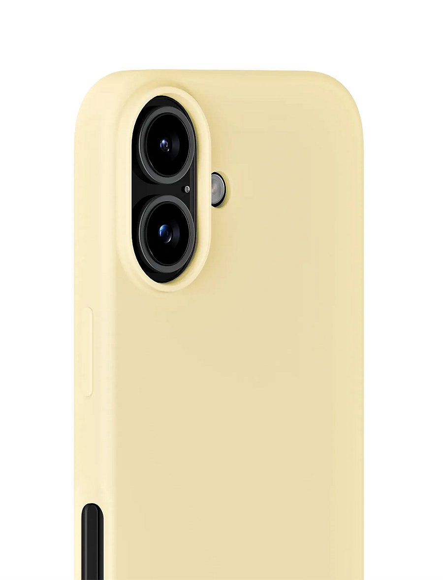 Holdit - Silicone Case iPhone 16 - telefonide ümbrised - butter yellow - 3