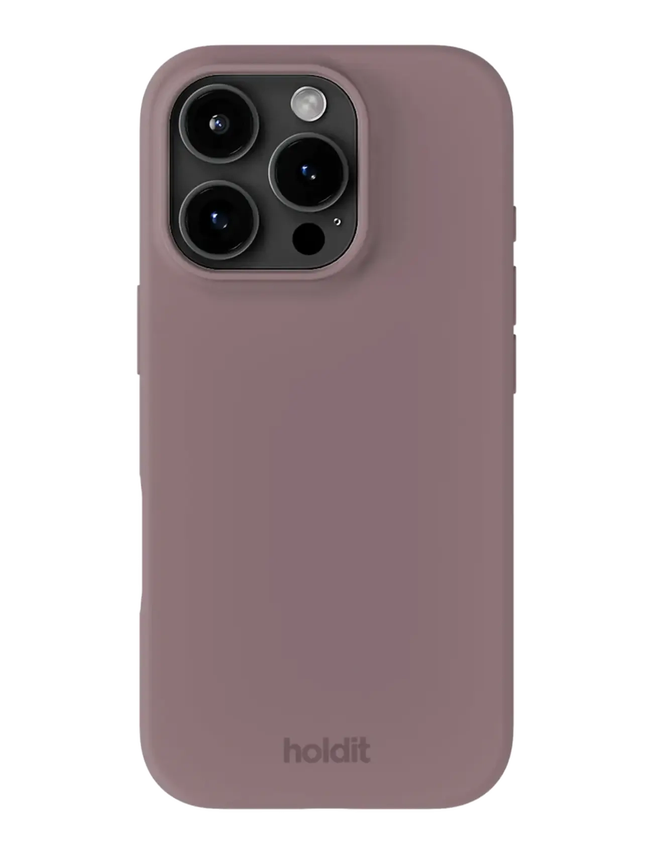 Holdit Silicone Case iPhone 16 Pro - Põhirõivad - MAUVE / purple