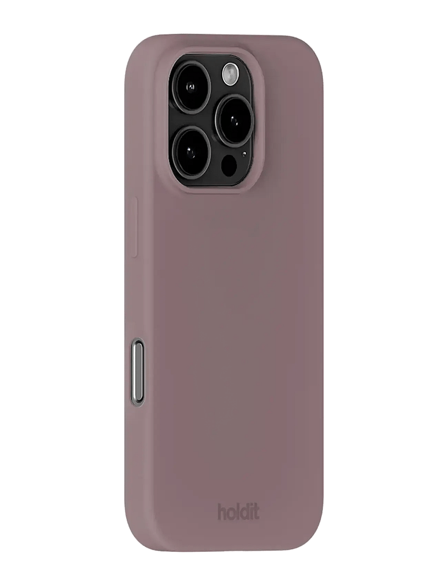 Holdit - Silicone Case iPhone 16 Pro - telefonide ümbrised - mauve - 1