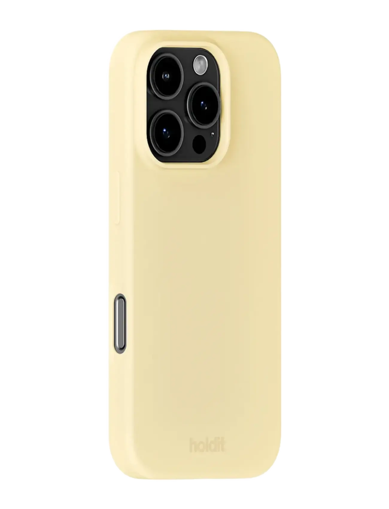 Holdit - Silicone Case iPhone 16 Pro - telefonide ümbrised - butter yellow - 1