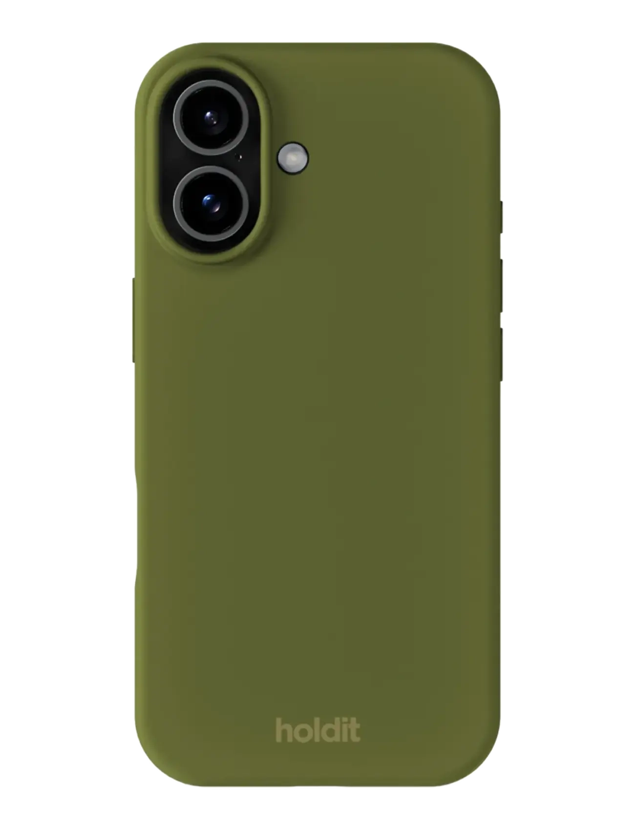 Holdit Silicone Case iPhone 17 - Põhirõivad - PICKLED GREEN / khaki/green