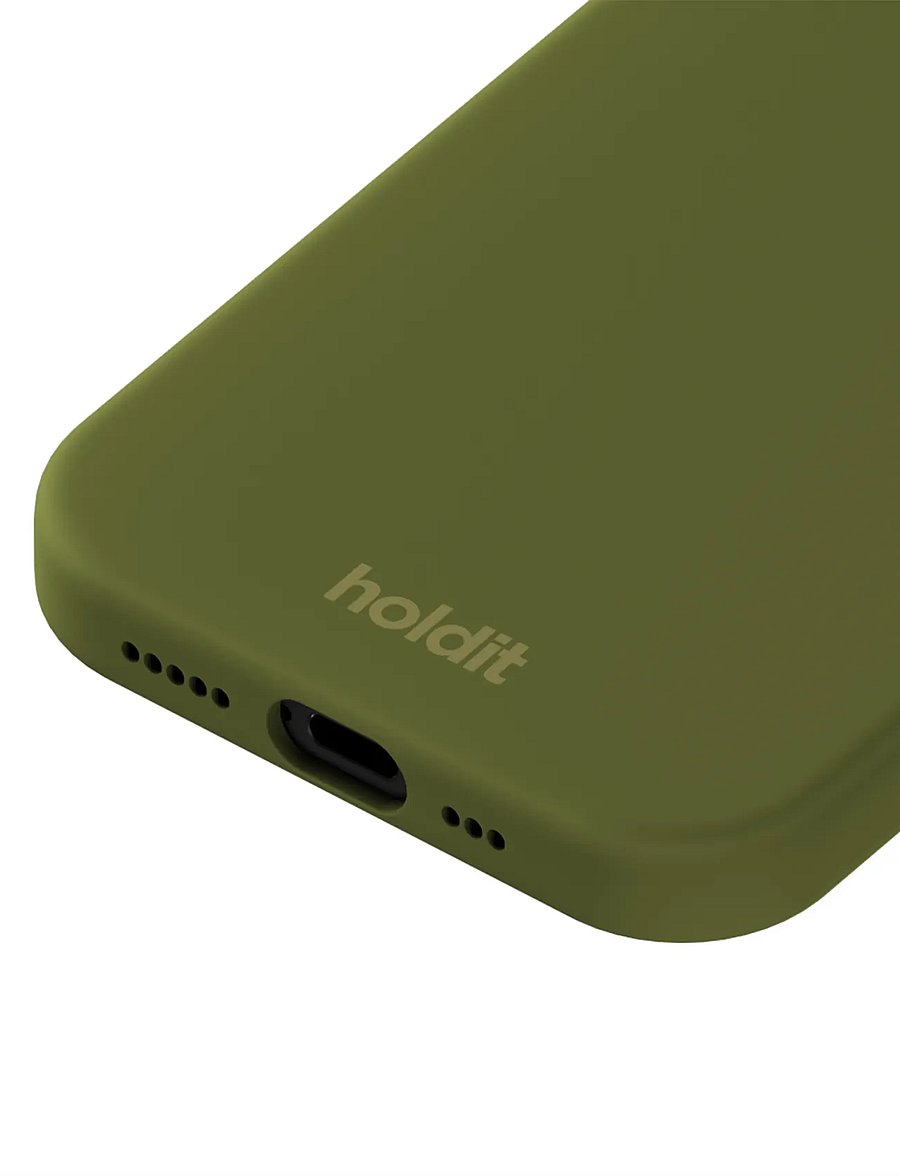 Holdit - Silicone Case iPhone 17 - telefonide ümbrised - pickled green - 2