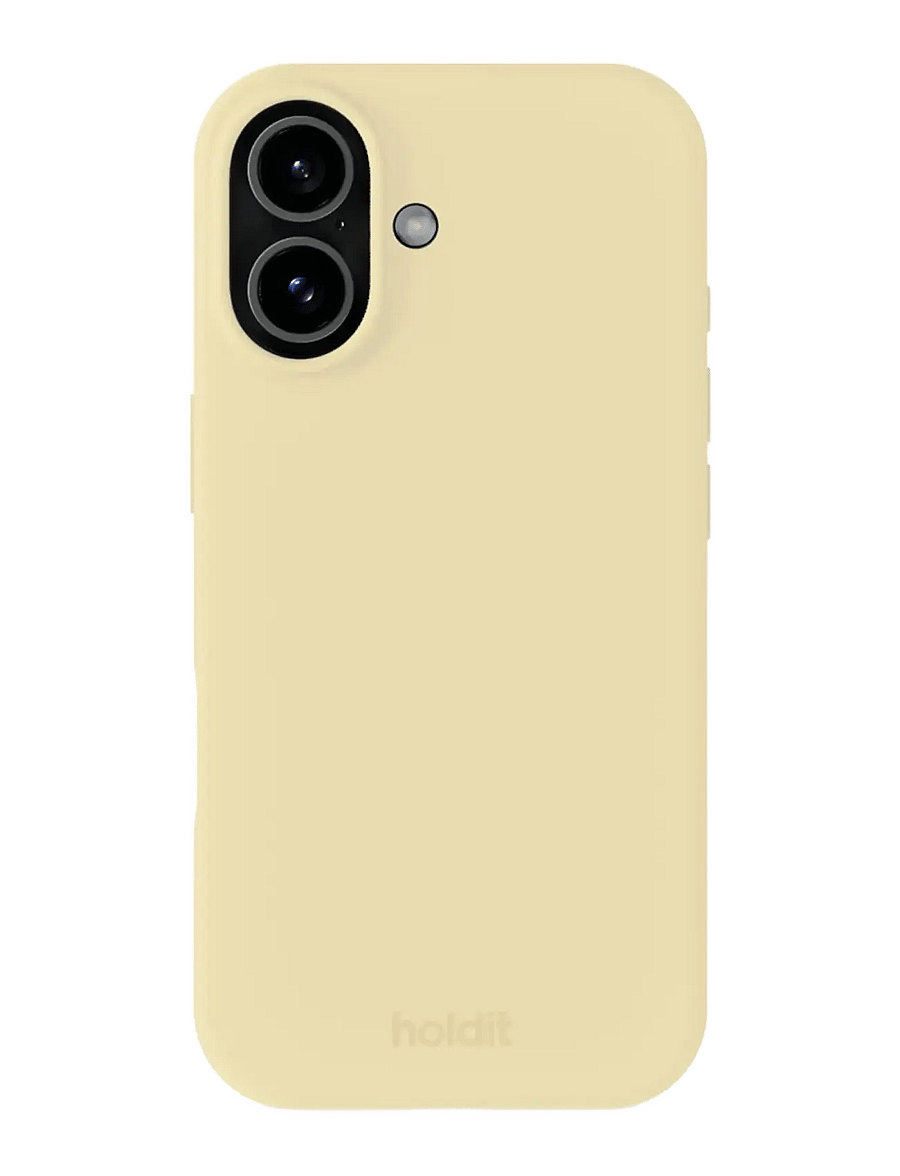 Holdit - Silicone Case iPhone 17 - telefonide ümbrised - butter yellow - 0