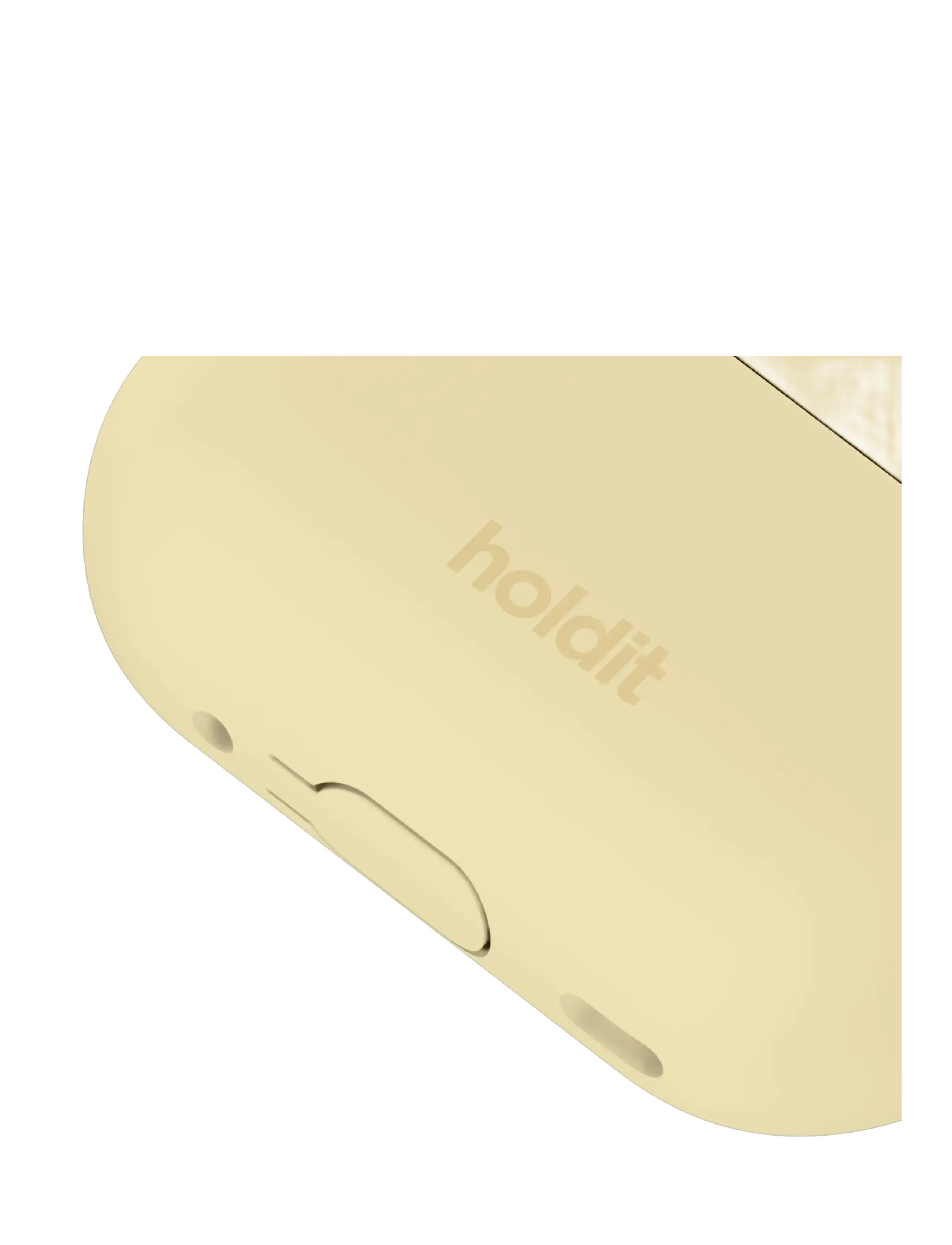 Holdit - Silicone Case Solid AirPods Pro 1&2 - airpodsi ümbriseid - butter yellow - 2