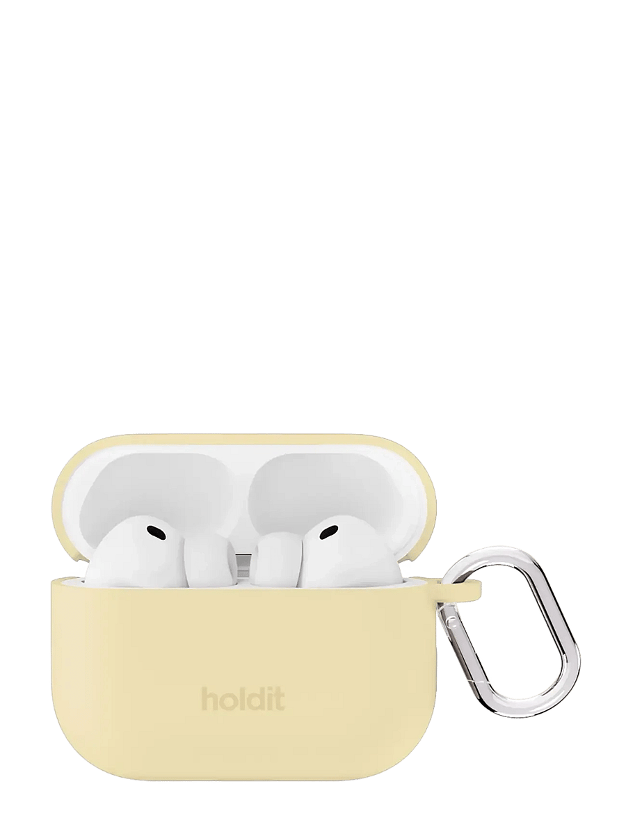 Holdit - Silicone Case Solid AirPods Pro 3 - airpodsi ümbriseid - butter yellow - 0