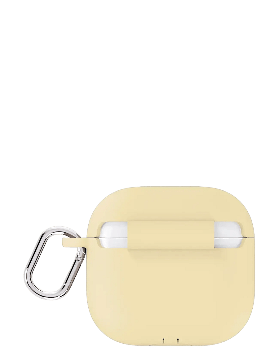 Holdit - Silicone Case Solid AirPods 4 - airpodsi ümbriseid - butter yellow - 1