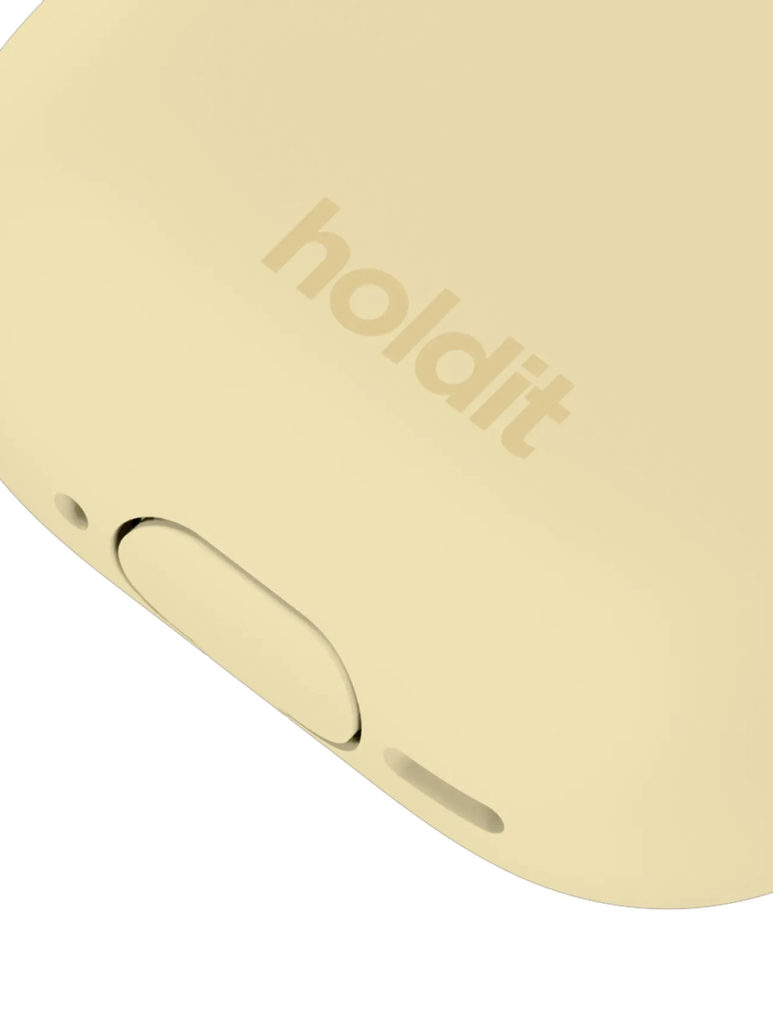 Holdit - Silicone Case Solid AirPods 4 - airpodsi ümbriseid - butter yellow - 2
