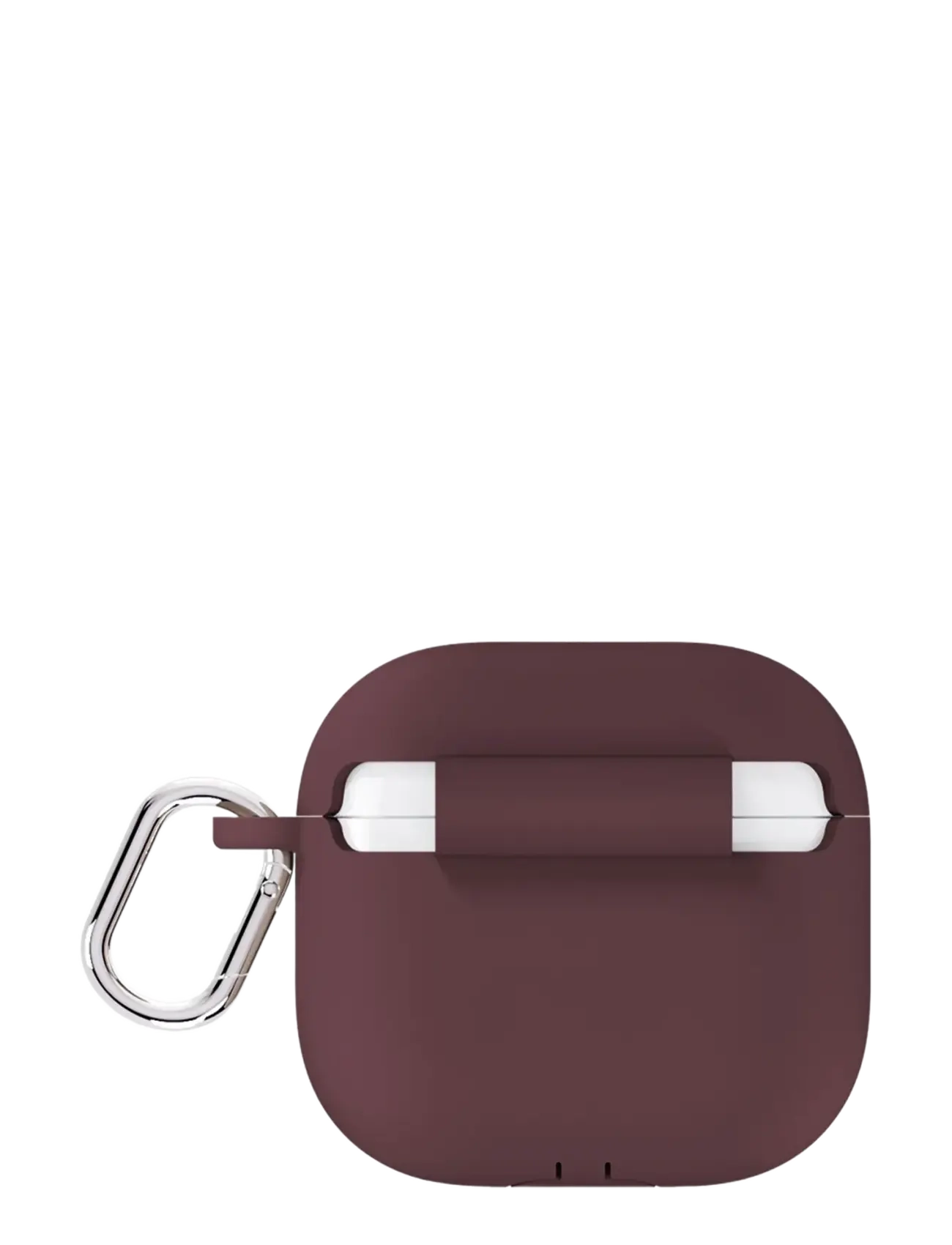 Holdit - Silicone Case Solid AirPods 4 - airpodsi ümbriseid - bordeaux - 1