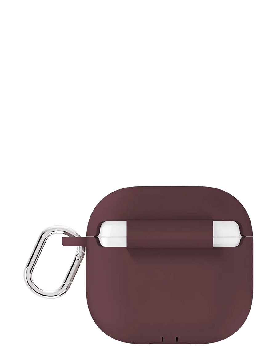 Holdit - Silicone Case Solid AirPods 4 - airpodsi ümbriseid - bordeaux - 1