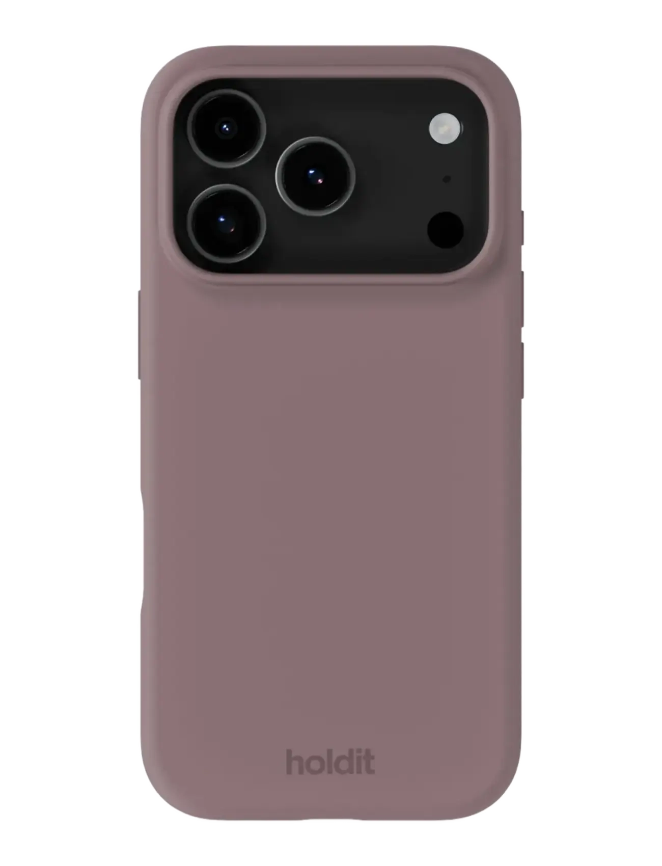 Holdit Silicone Case iPhone 18 Pro/17 Pro - Põhirõivad - MAUVE / purple