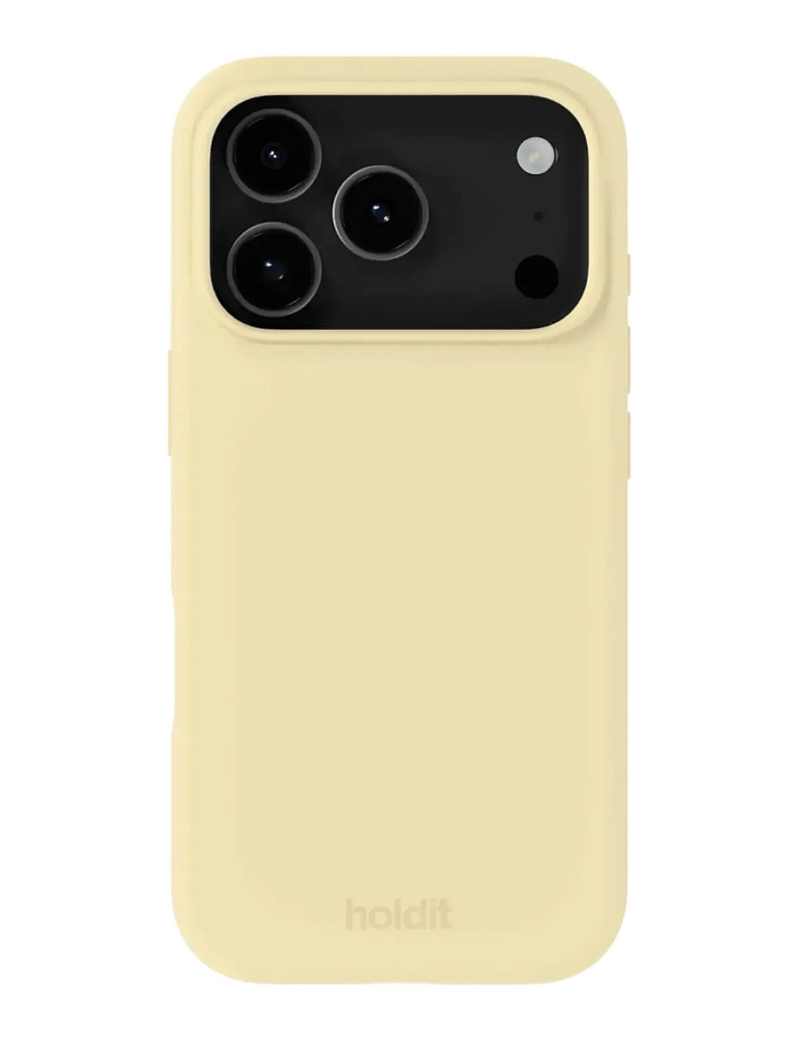 Holdit - Silicone Case iPhone 18 Pro/17 Pro - telefonide ümbrised - butter yellow - 0