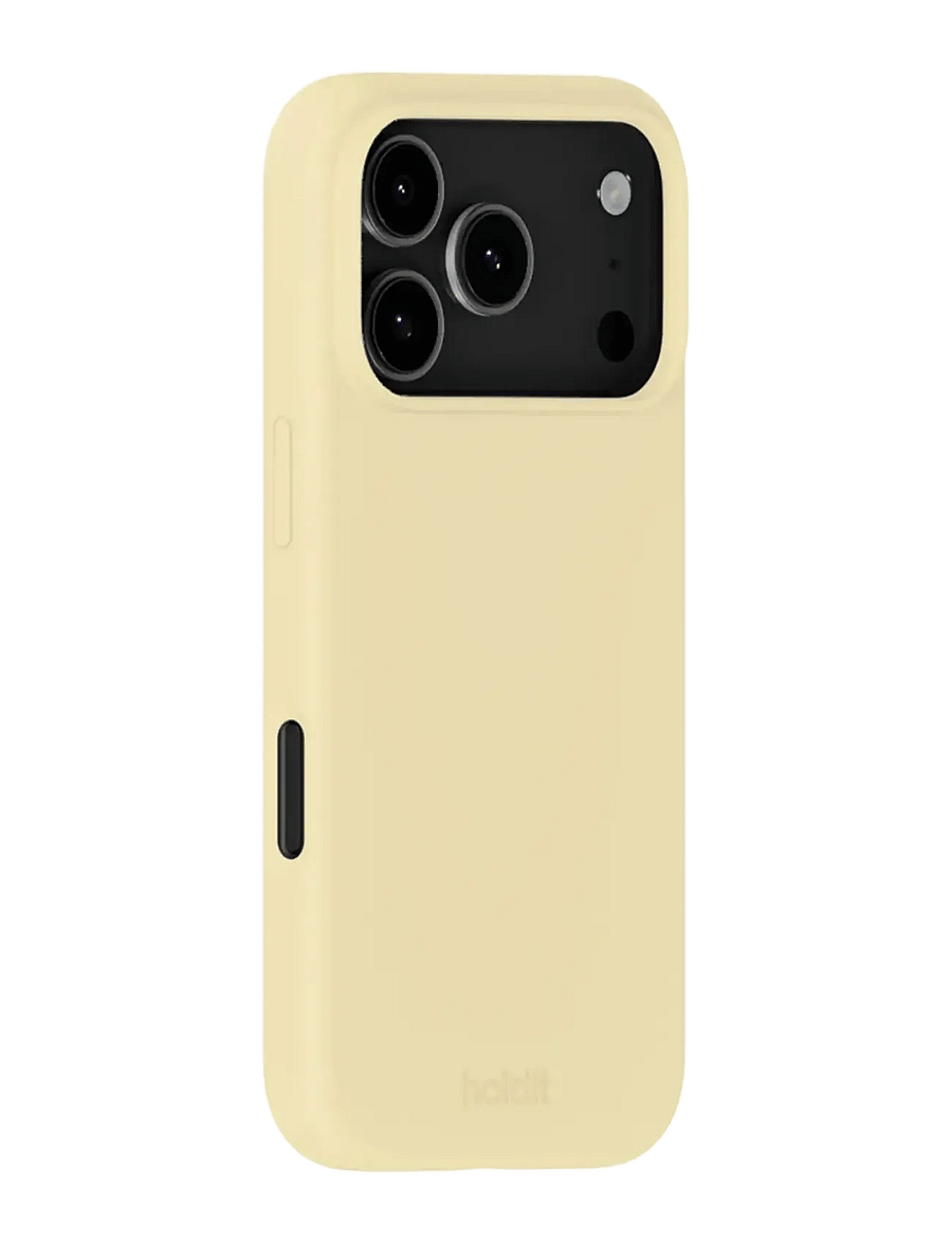 Holdit - Silicone Case iPhone 18 Pro/17 Pro - telefonide ümbrised - butter yellow - 1