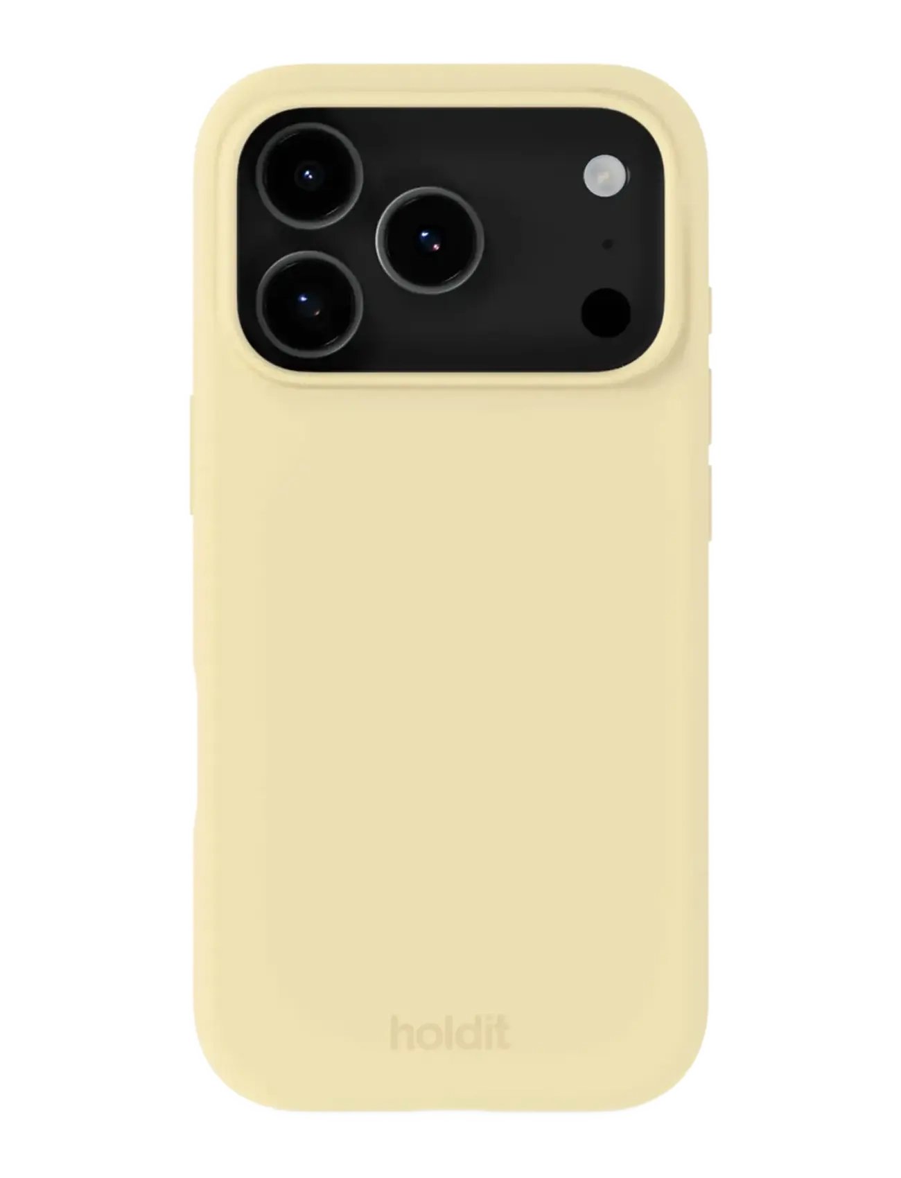 Holdit Silicone Case iPhone 18 Pro Max/17 Pro Max - Põhirõivad - BUTTER YELLOW / yellow