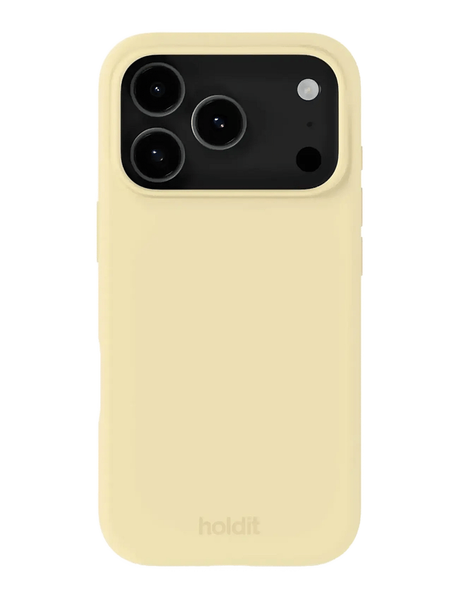 Holdit - Silicone Case iPhone 18 Pro Max/17 Pro Max - telefonide ümbrised - butter yellow - 0