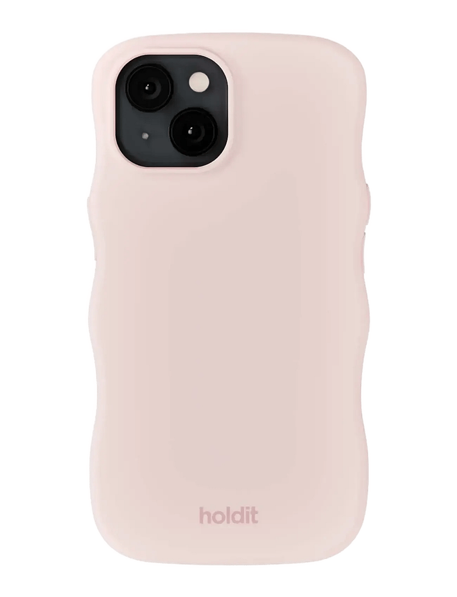 Holdit - Wavy Silicone MagSafe Cpt IPH17e/16e/15/14/13 - telefonide ümbrised - ballerina pink - 0