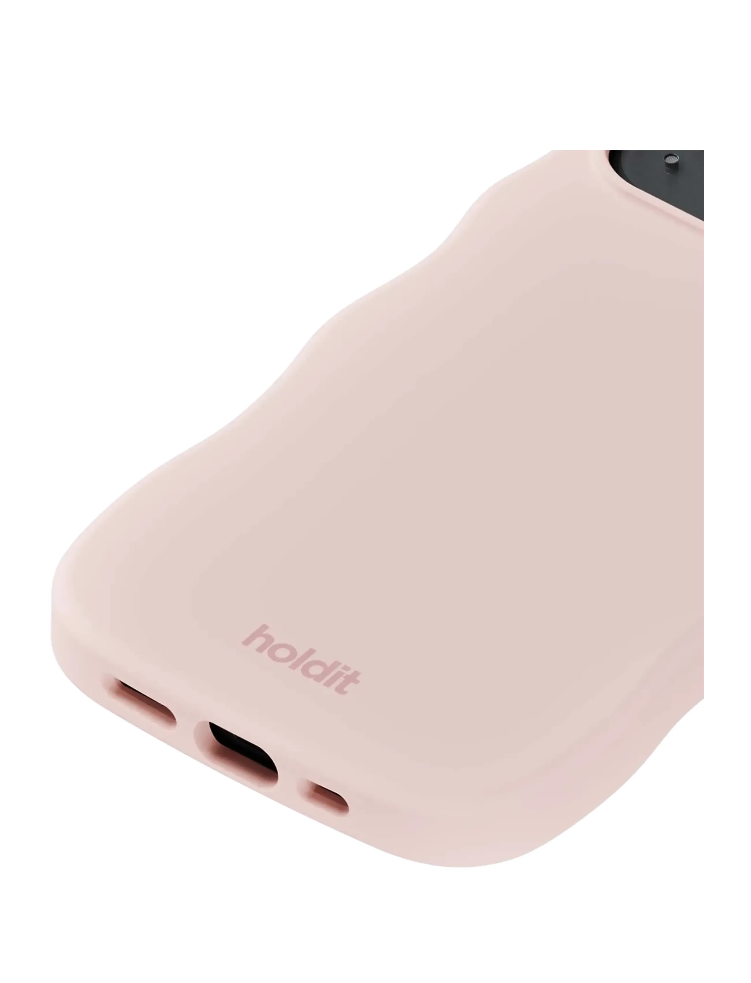 Holdit - Wavy Silicone MagSafe Cpt IPH17e/16e/15/14/13 - telefonide ümbrised - ballerina pink - 2