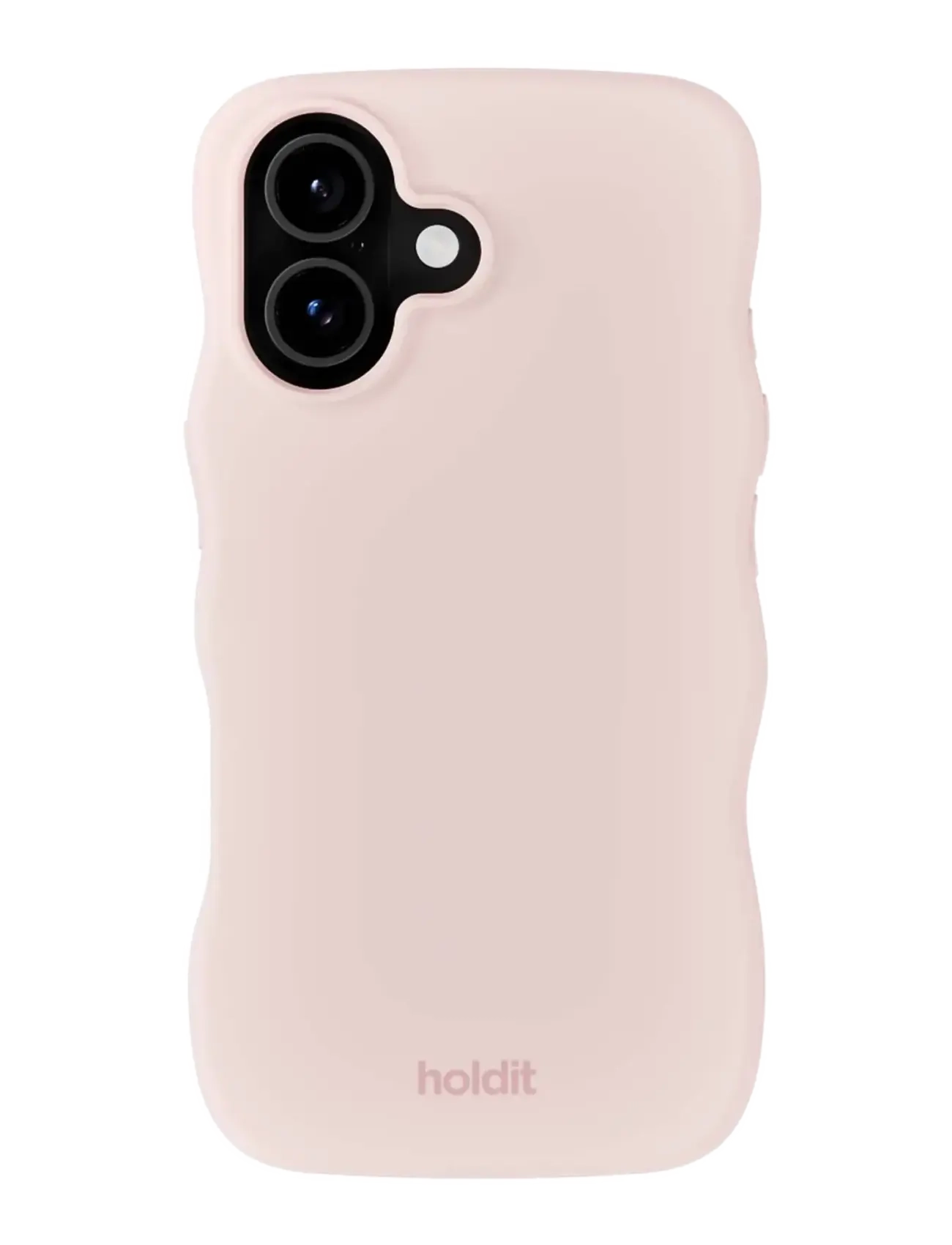 Holdit Wavy Case Silicone MagSafe Cpt. IPH 17 - Põhirõivad - BALLERINA PINK / pink/rose