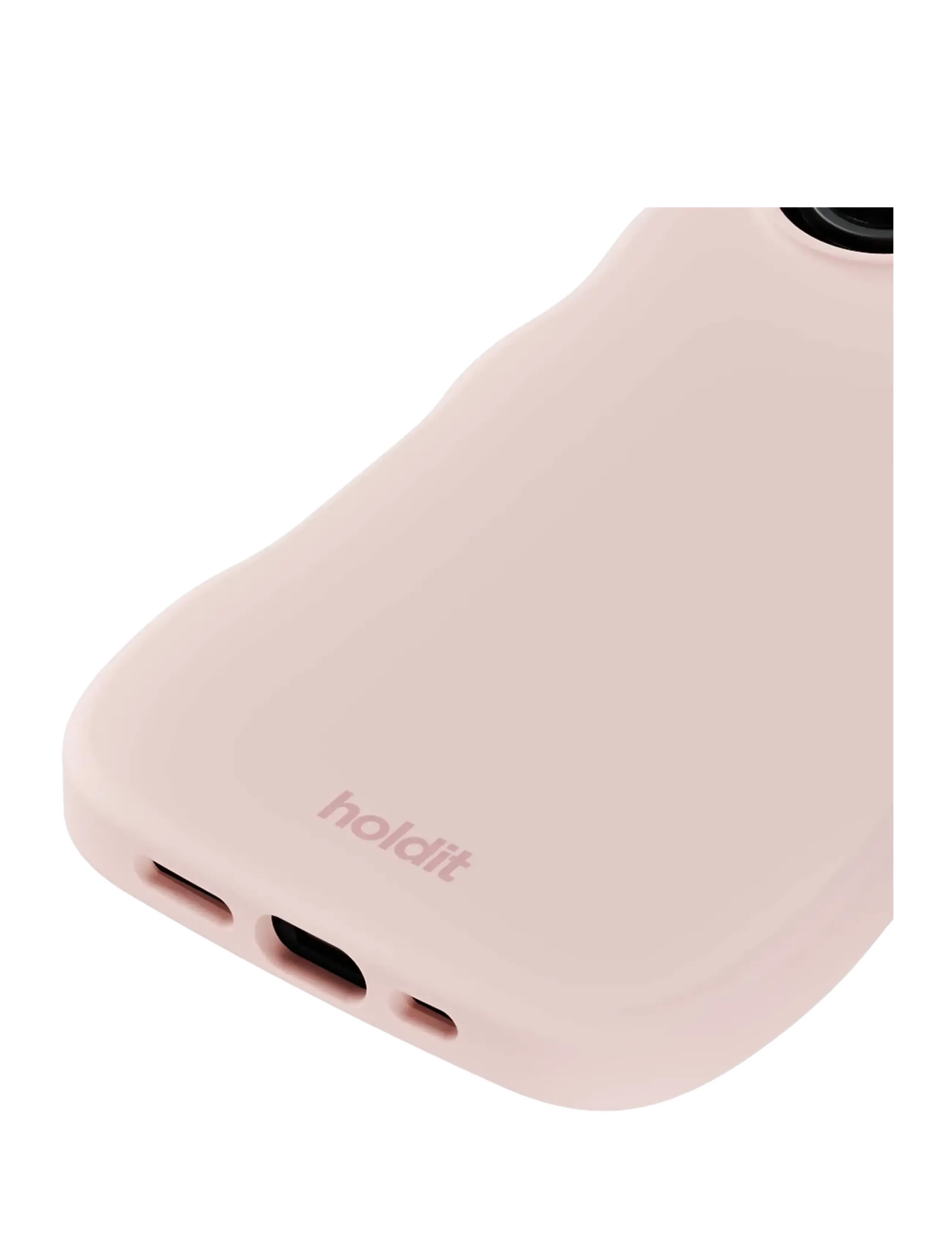 Holdit - Wavy Case Silicone MagSafe Cpt. IPH 17 - telefonide ümbrised - ballerina pink - 1