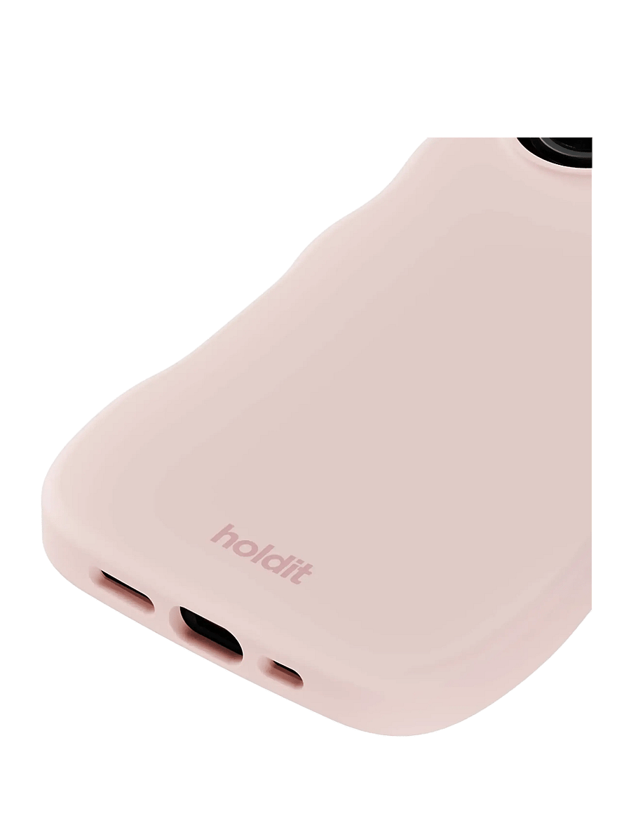 Holdit - Wavy Case Silicone MagSafe Cpt. IPH 17 - telefonide ümbrised - ballerina pink - 1