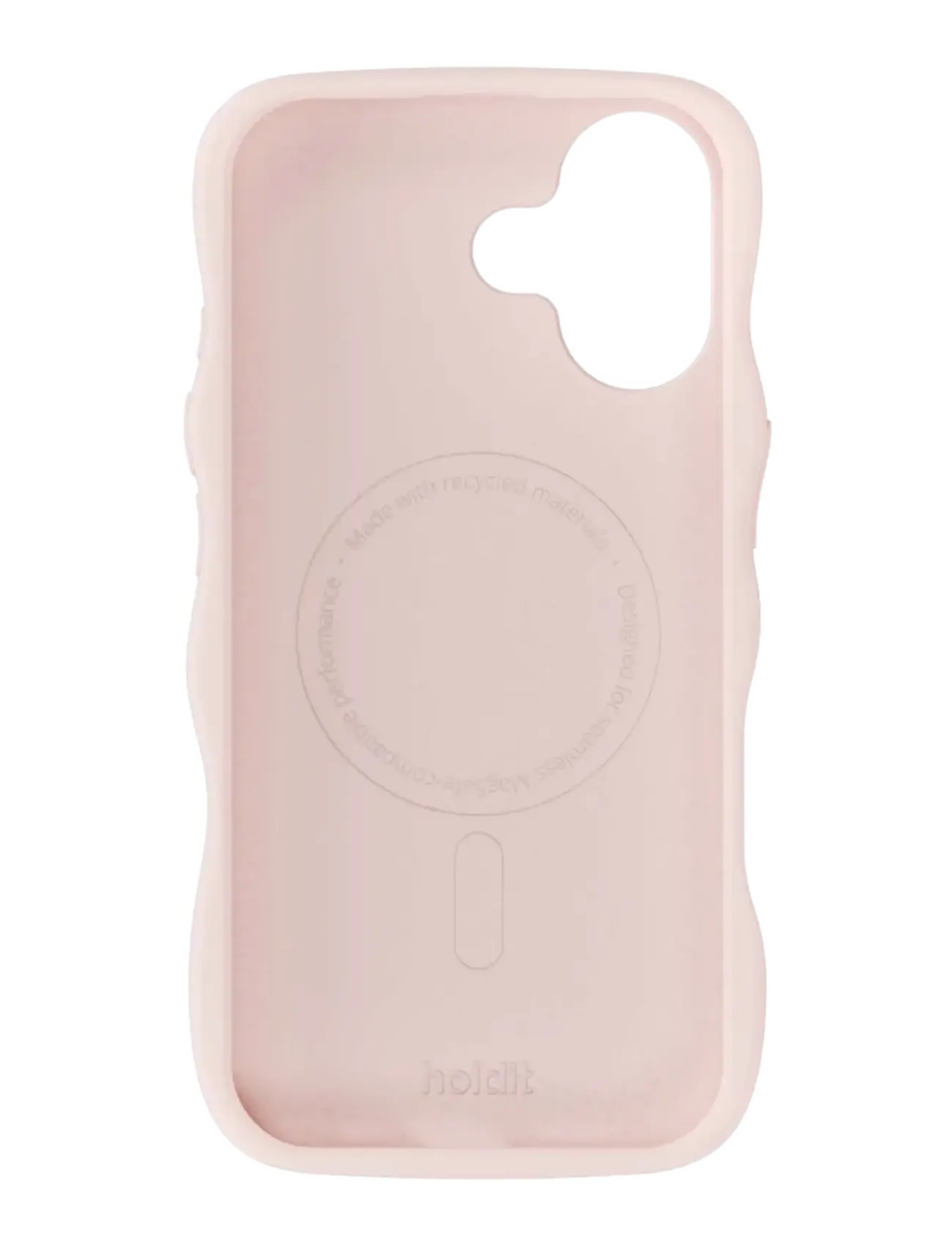 Holdit - Wavy Case Silicone MagSafe Cpt. IPH 17 - telefonide ümbrised - ballerina pink - 2