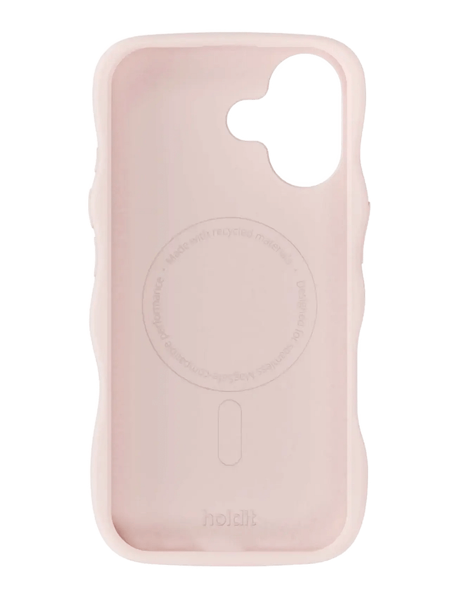 Holdit - Wavy Case Silicone MagSafe Cpt. IPH 17 - telefonide ümbrised - ballerina pink - 2