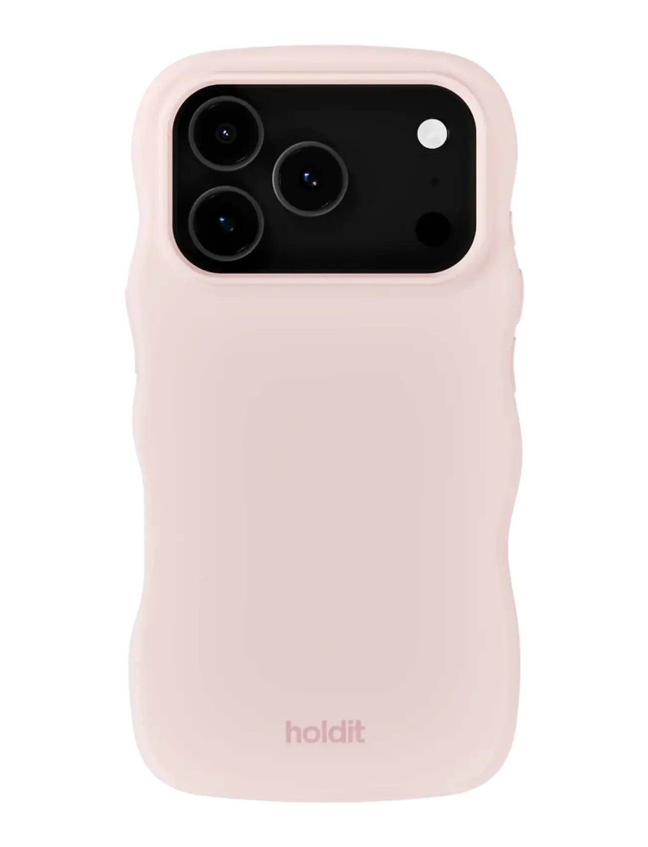 Holdit Wavy Silicone MagSafe Cpt. IPH18Pro/17Pro - Põhirõivad - BALLERINA PINK / pink/rose