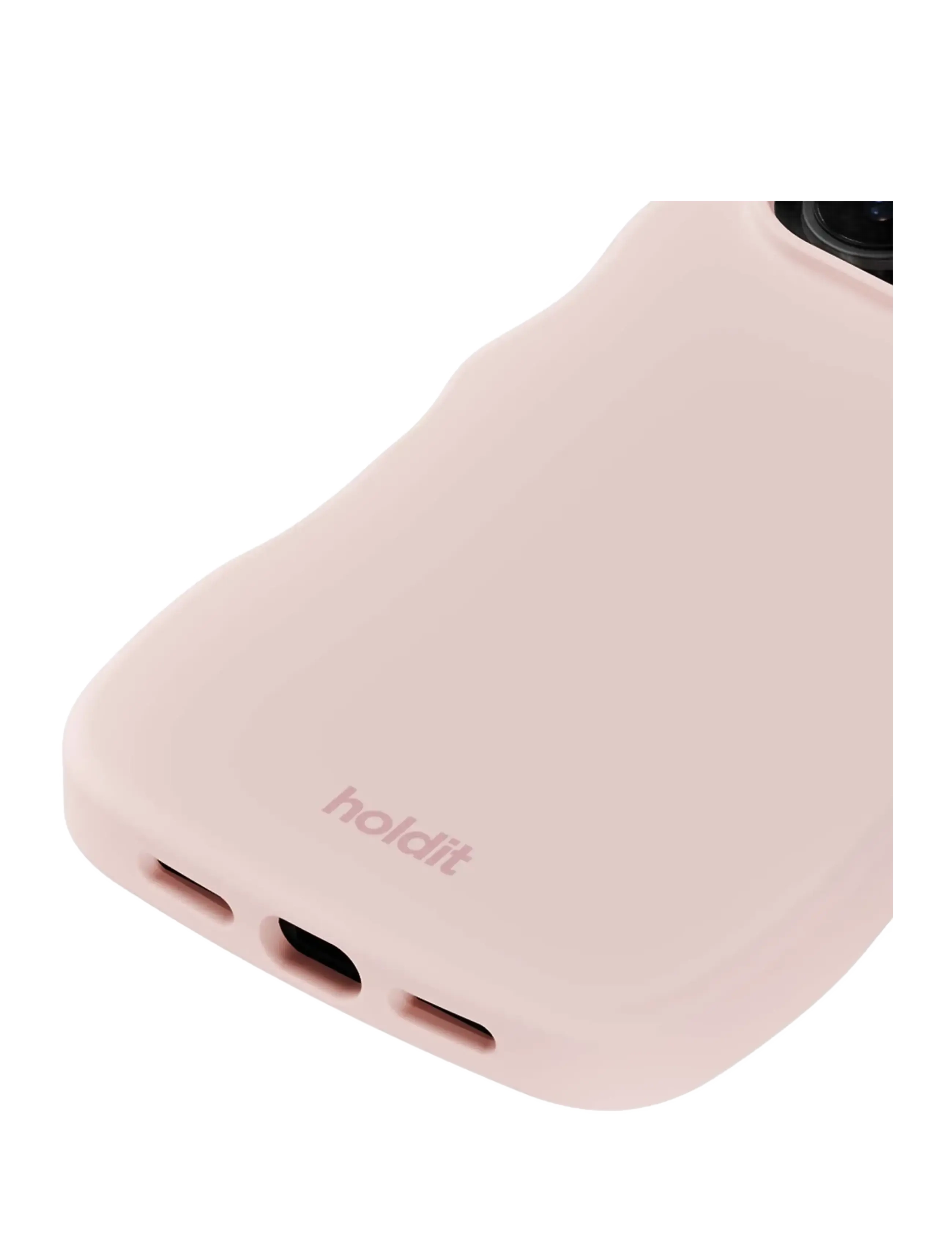 Holdit - Wavy Silicone MagSafe C. IPH18ProMax/17ProMax - telefonide ümbrised - ballerina pink - 1