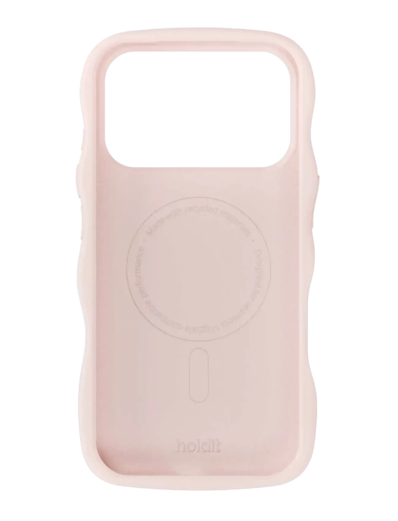 Holdit - Wavy Silicone MagSafe C. IPH18ProMax/17ProMax - telefonide ümbrised - ballerina pink - 2