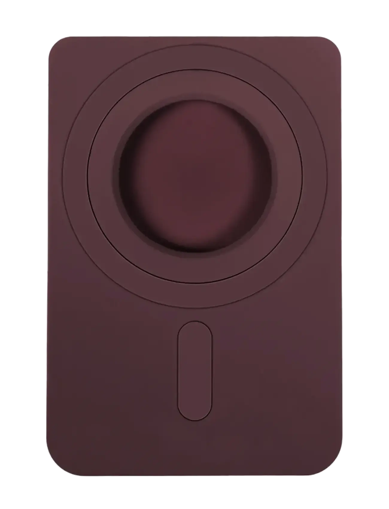 Holdit - Card Holder Silicone, Magsafe Cpt. - telefonide hoidjad ja ripatsid - bordeaux - 1