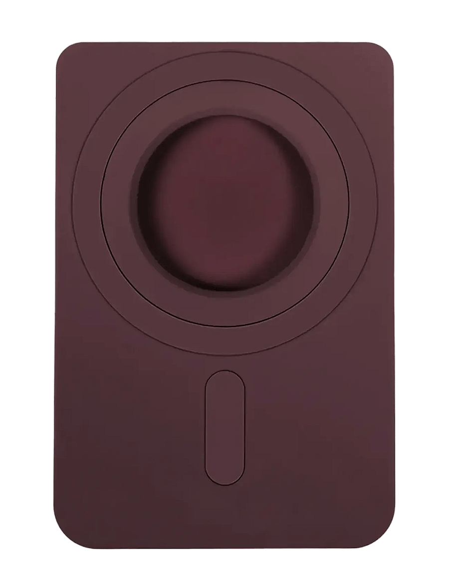Holdit - Card Holder Silicone, Magsafe Cpt. - telefonide hoidjad ja ripatsid - bordeaux - 1