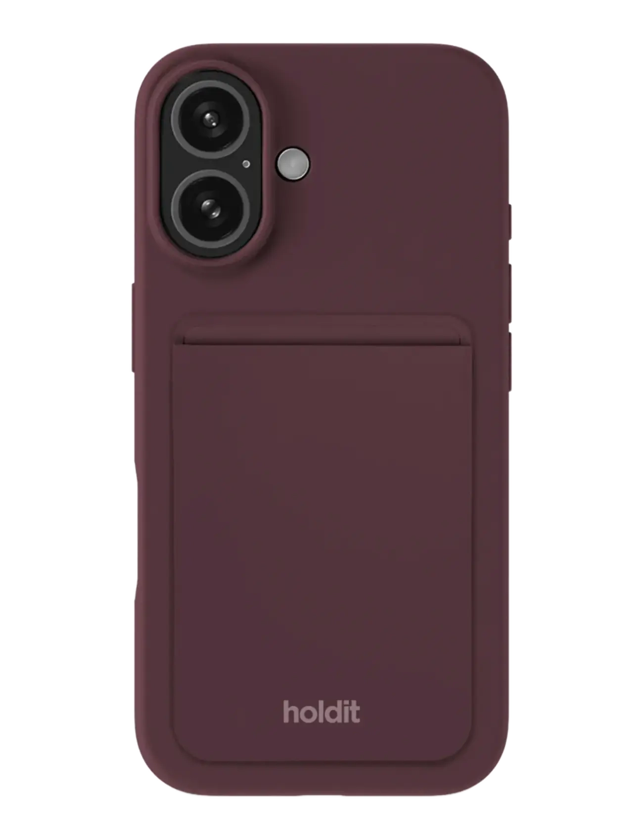 Holdit - Card Holder Silicone, Magsafe Cpt. - telefonide hoidjad ja ripatsid - bordeaux - 2