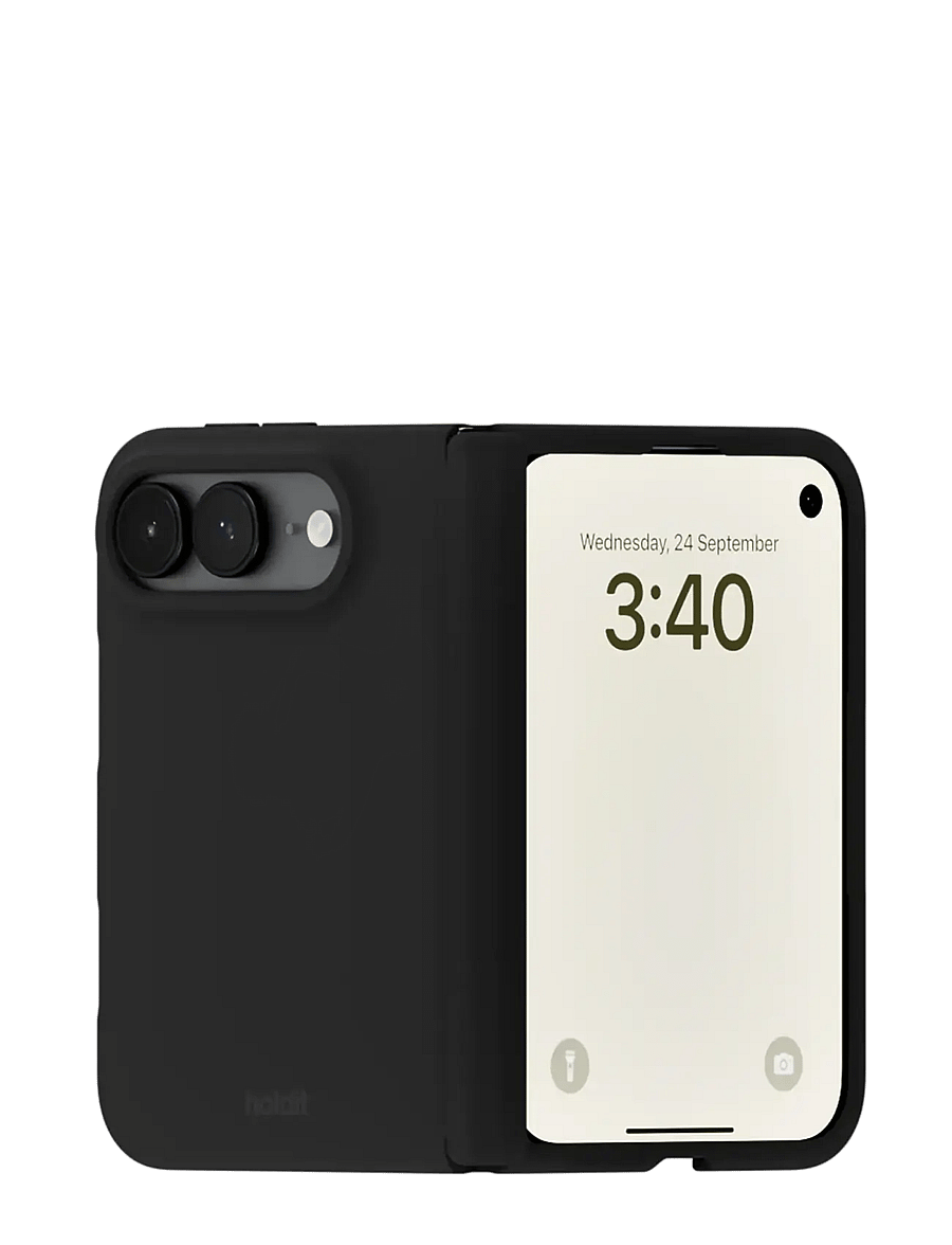 Holdit - Fold Case Silicone IPH 18 Fold - handyhüllen - black - 0