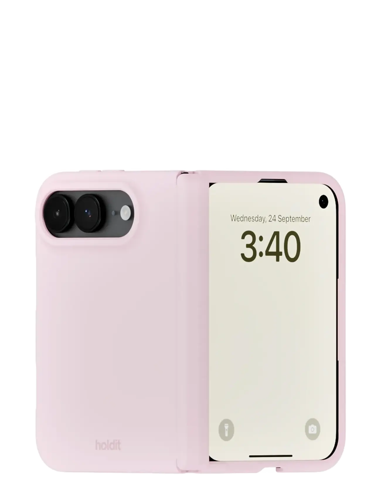 Holdit Fold Case Silicone IPH 18 Fold - Holdit - PALE PINK / pink/rose