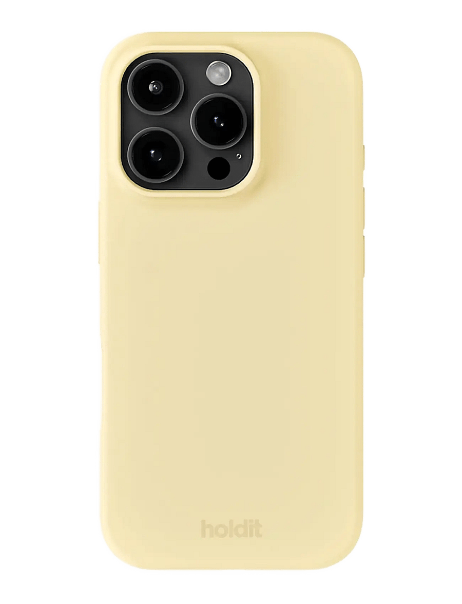 Holdit - Silicone Case iPhone 16 Pro Max - telefonide ümbrised - butter yellow - 0