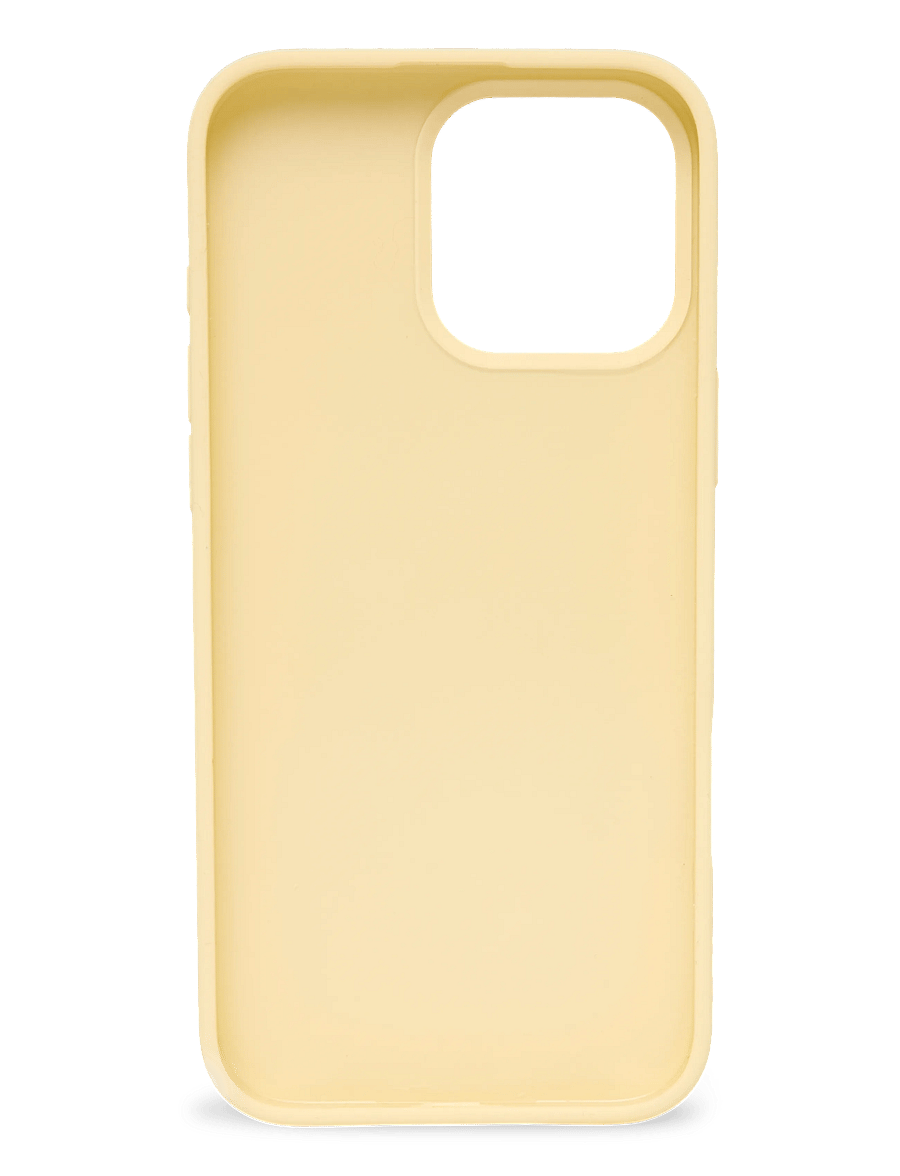 Holdit - Silicone Case iPhone 16 Pro Max - mobilskal - butter yellow - 1