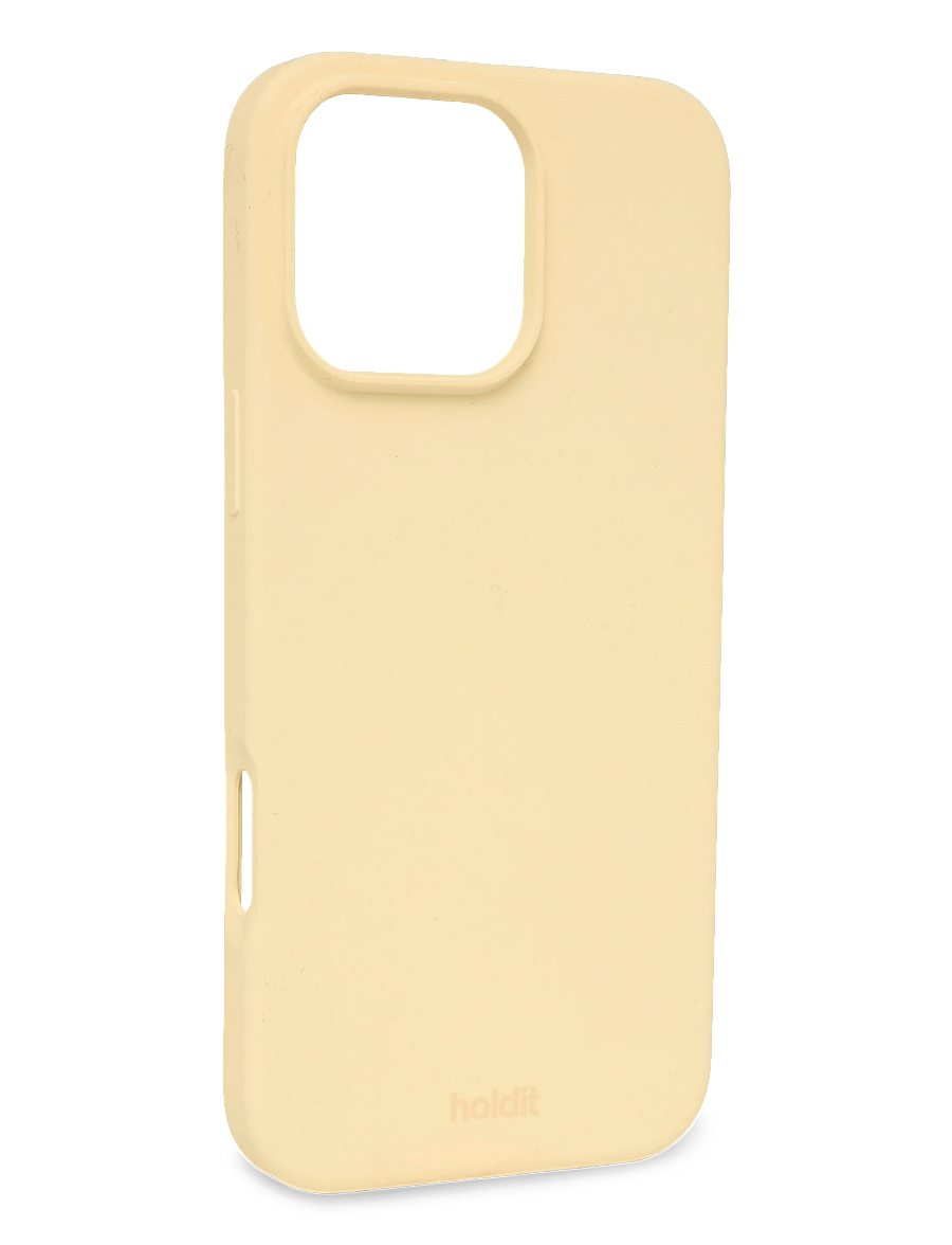 Holdit - Silicone Case iPhone 16 Pro Max - mobilskal - butter yellow - 2