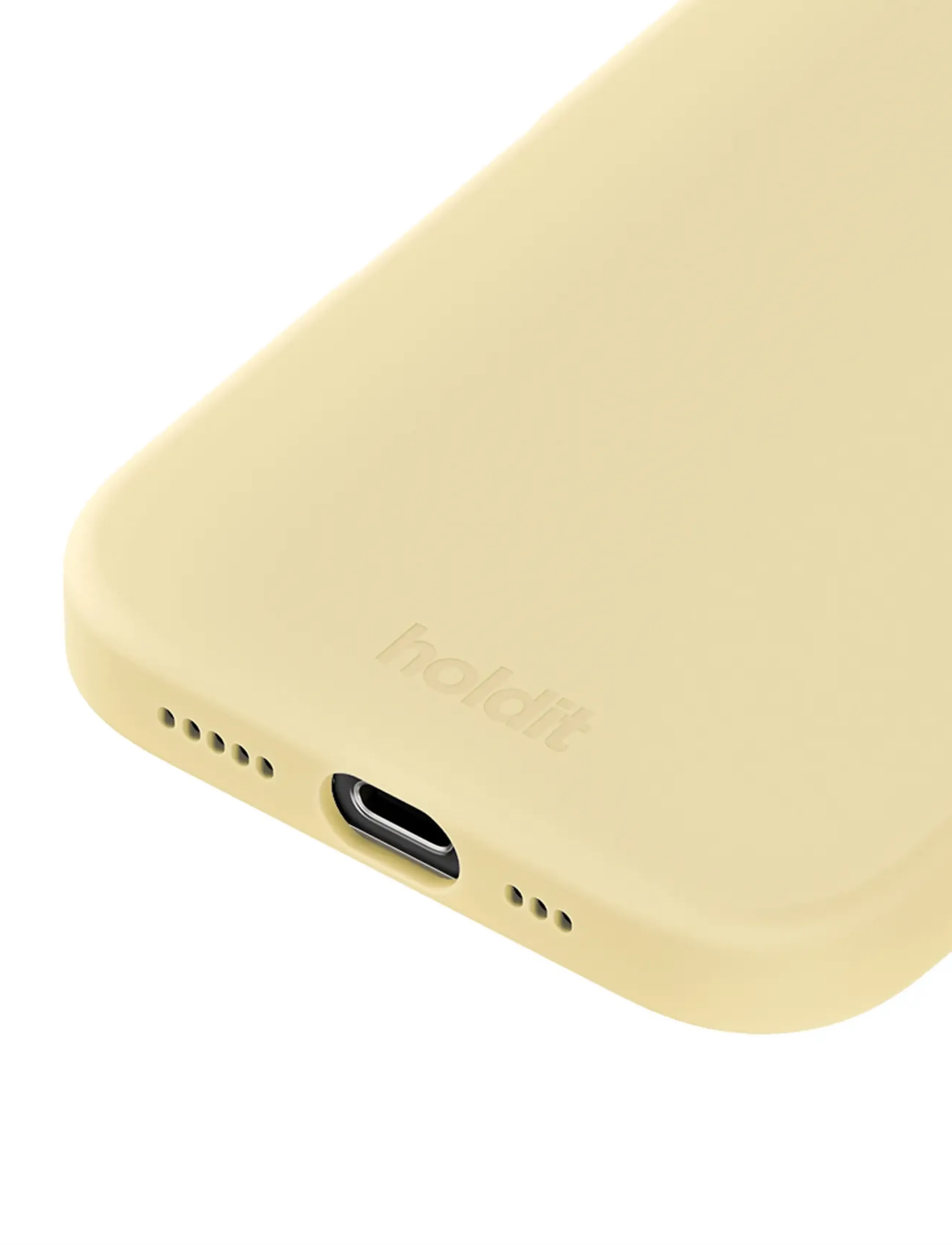 Holdit - Silicone Case iPhone 16 Pro Max - telefonide ümbrised - butter yellow - 1