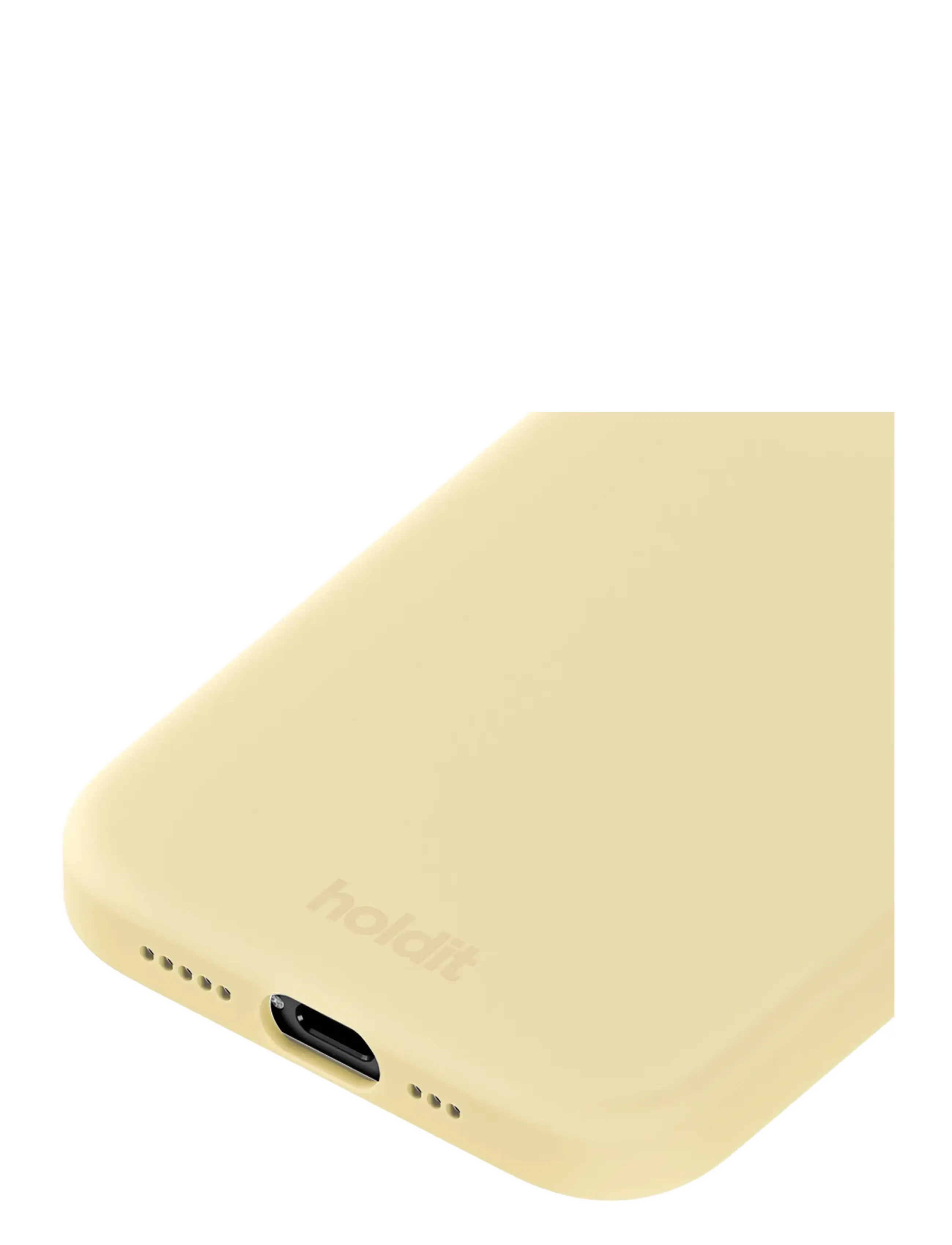 Holdit - Silicone Case iPhone 15 Pro - telefonide ümbrised - butter yellow - 2